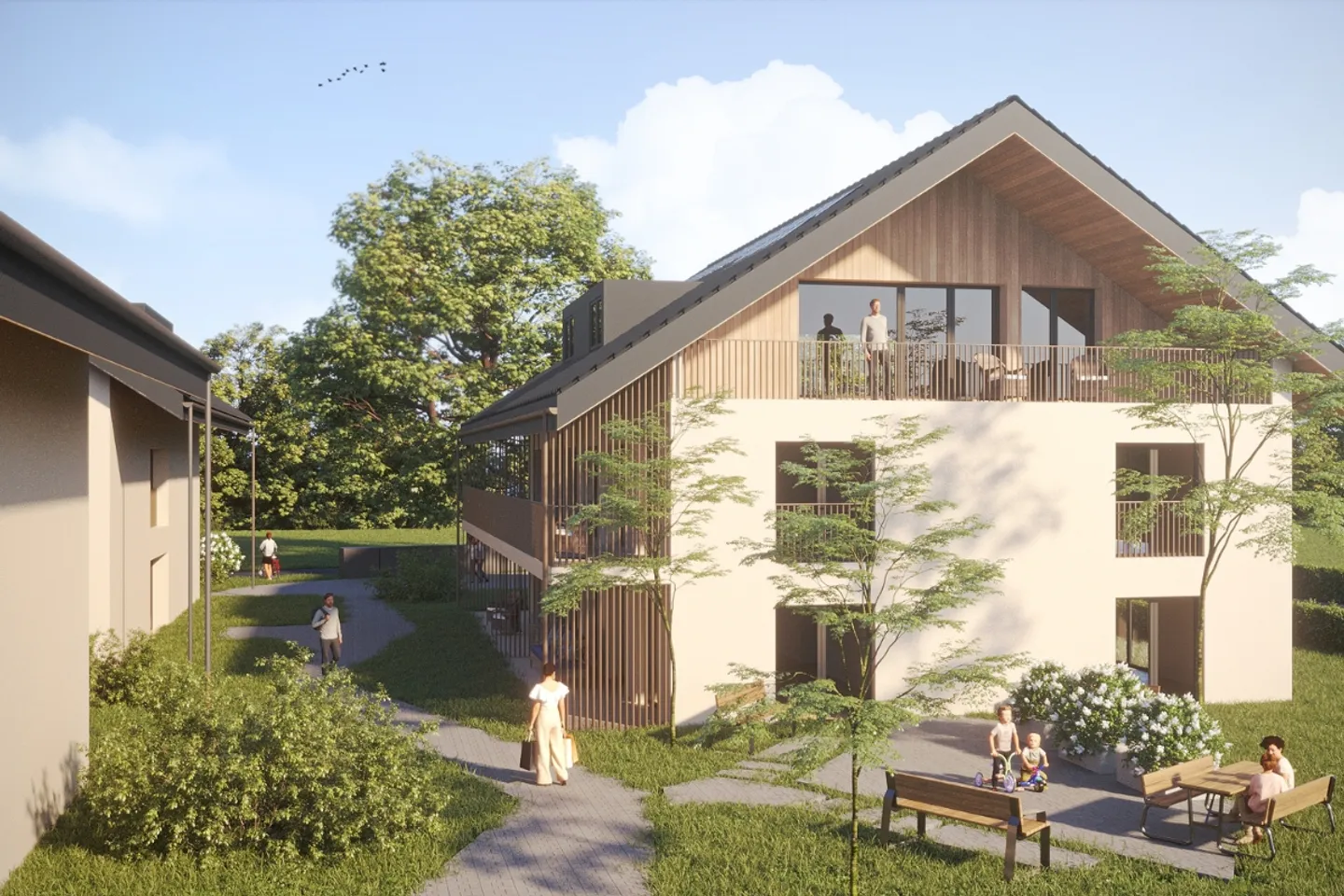 Appartement neuf 3.5 pièces avec balcon - Photo 4 sur 8