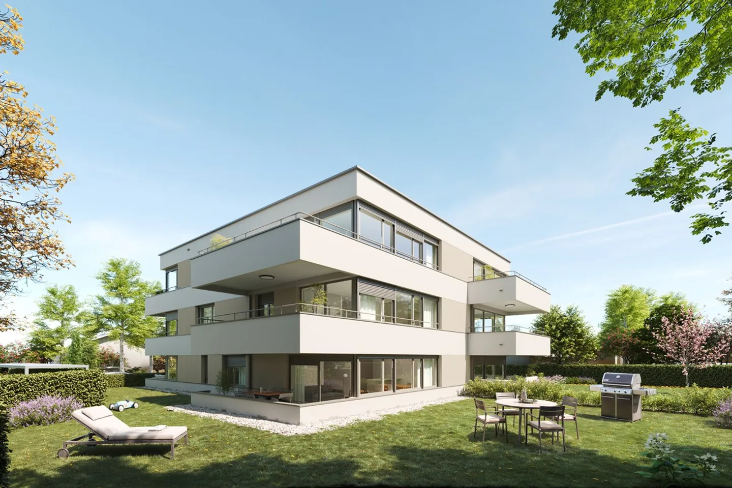 Appartamento con giardino a Onex - Foto 1 di 5