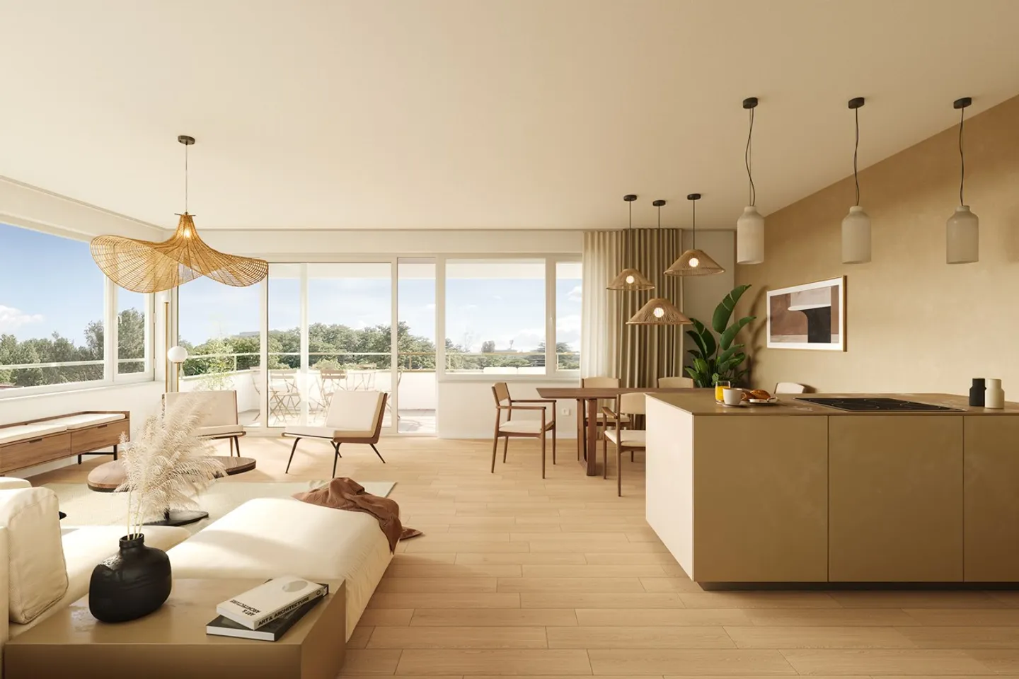 Appartamento moderno 4 locali a Onex - Foto 2 di 5