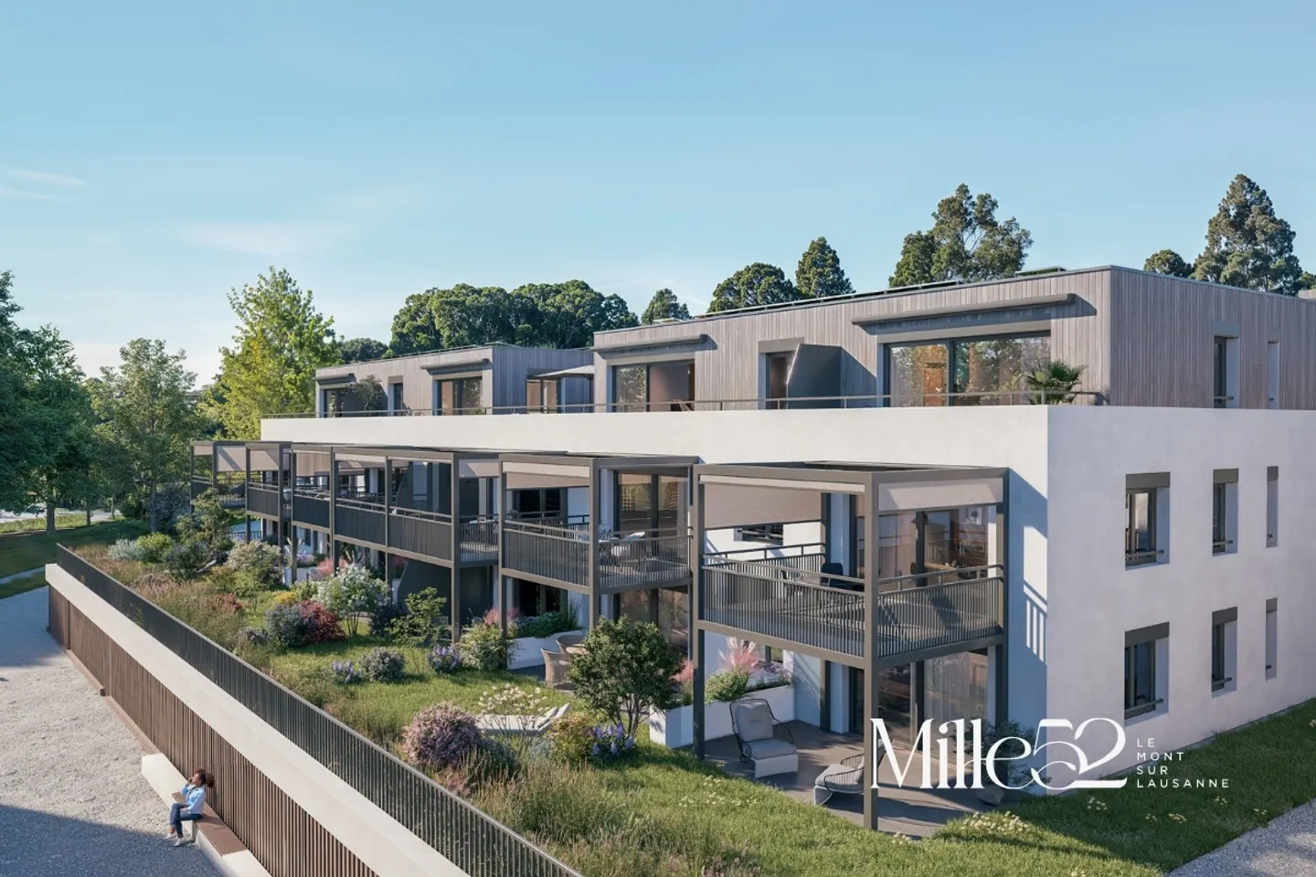 Mille52 - Lot F-201 - 4.5 room penthouse with terrace - Photo 7 of 13