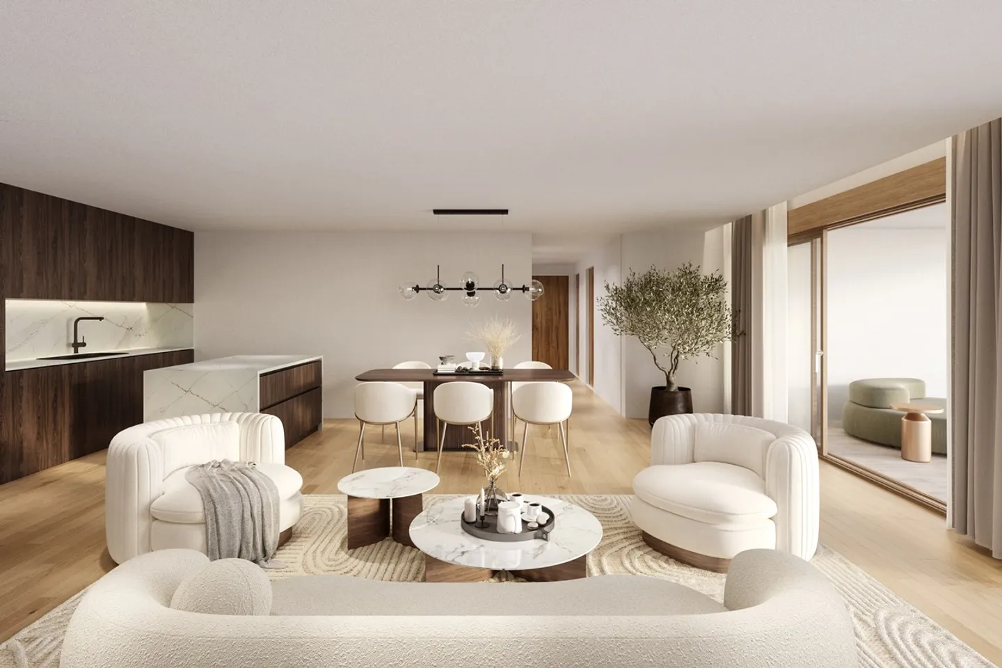 5-Zimmer-Wohnung mit Terrasse und privatem Garten - Foto 1 von 6