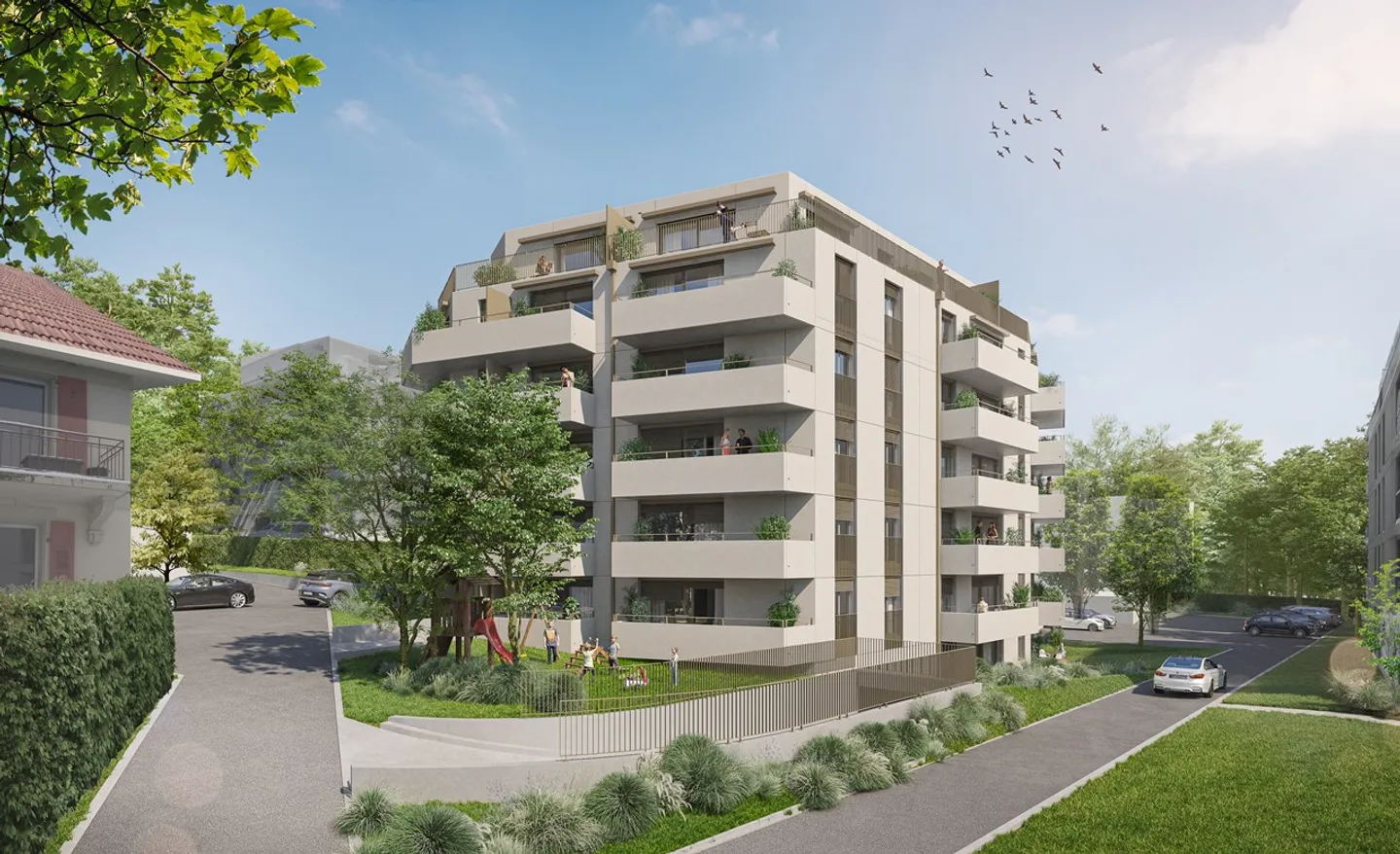 Sauges 30 - Lotto 23 - Nuovo appartamento di 4.5 locali idealmente situato - Foto 1 di 11