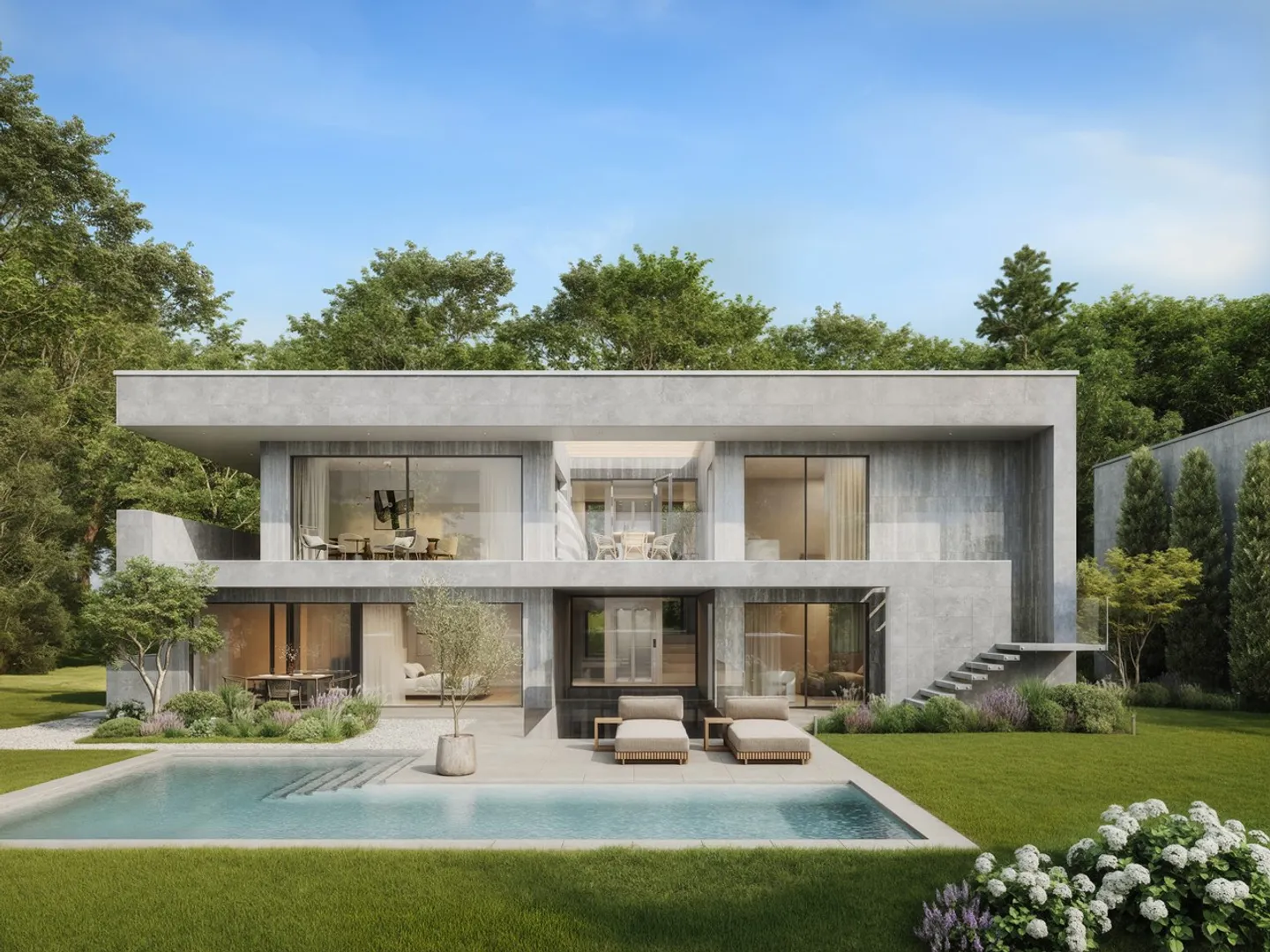 Haut Rivage, Cologny | 3 ville individuali con vista lago - Foto 5 di 5
