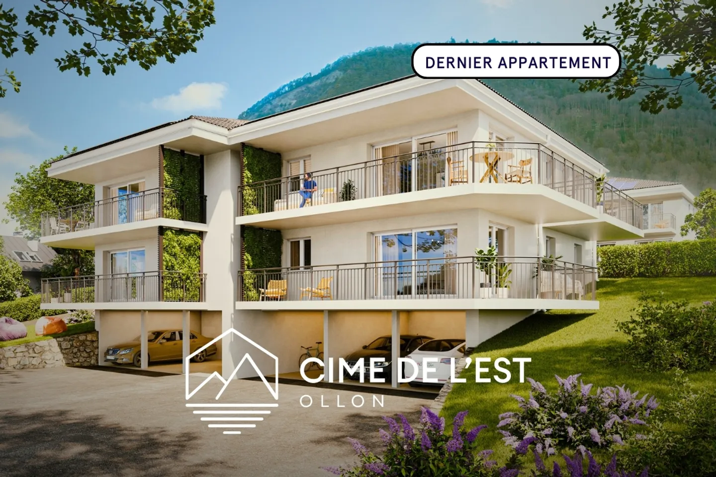 Cime de l'Est Promotion - 3.5 Room Apartment with Balcony and Garden for Sale in Ollon - Photo 1 of 7