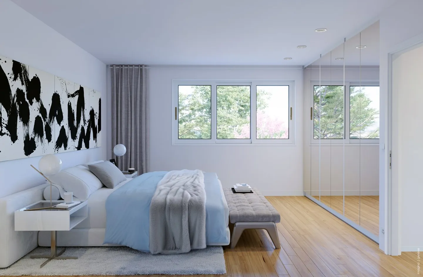 Family apartment with 5.5 rooms and a 51 m² terrace - Photo 4 of 4