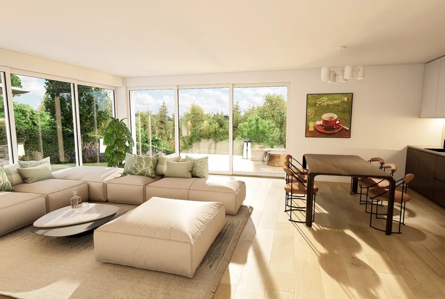 Bella villa contemporanea con giardino di 806 m² a Onex - Foto 1 di 8