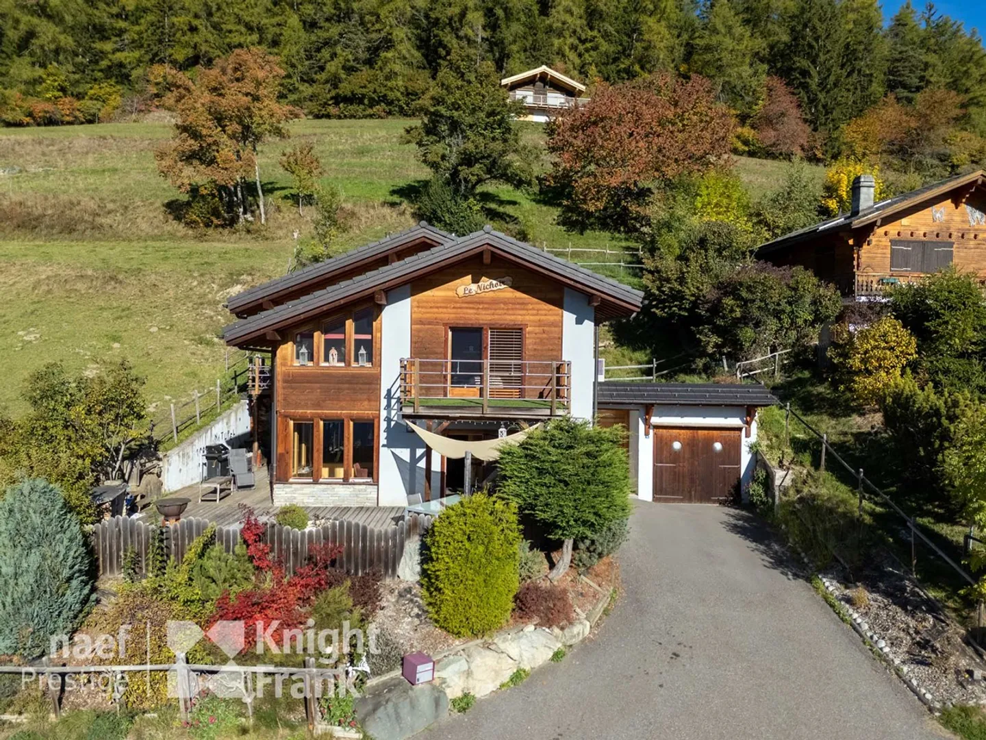 Chalet avec vue imprenable sur les sommets, au Levron. - Photo 1 sur 8