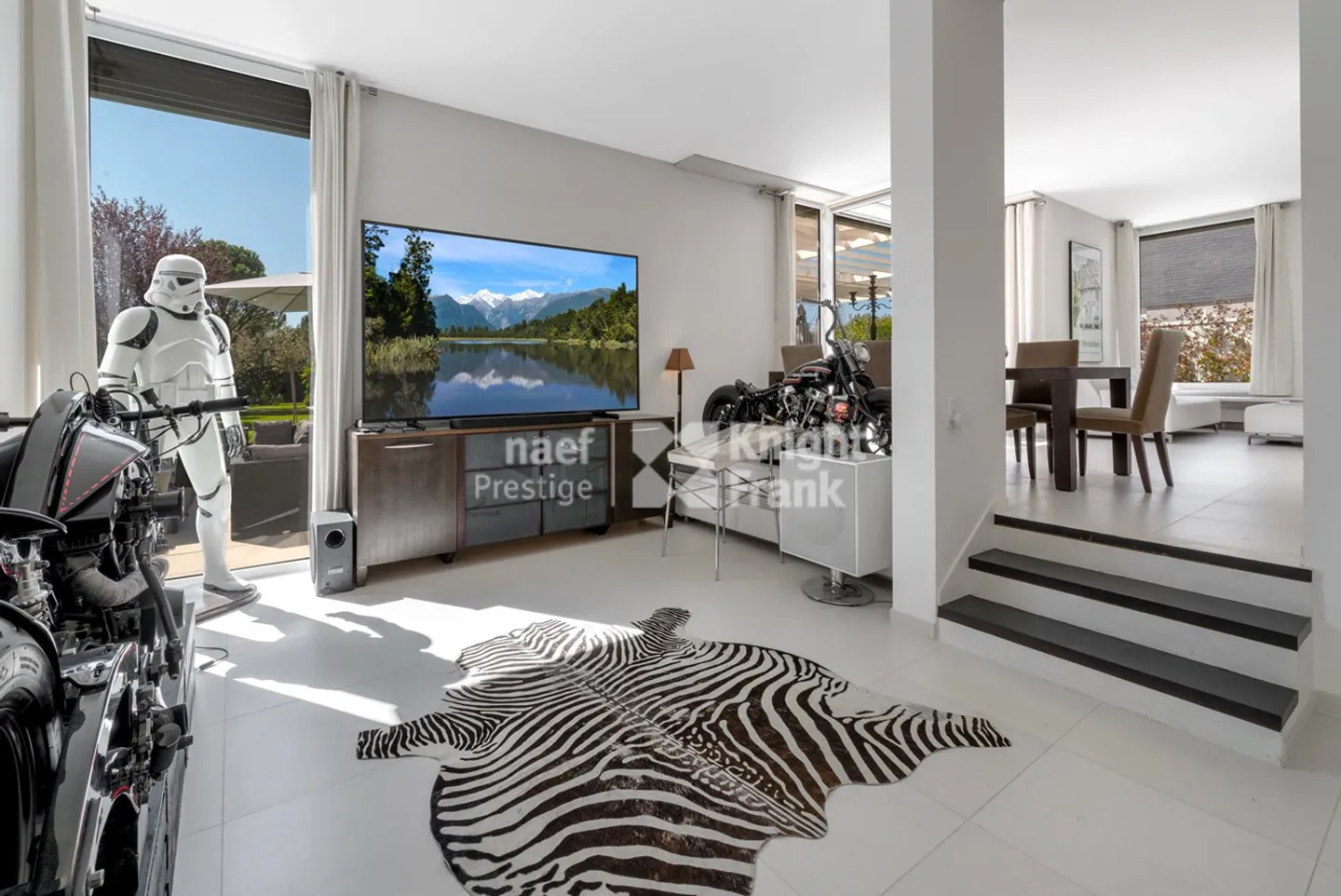 Zeitgenössische Villa in der Genfer Landschaft - Foto 5 von 12