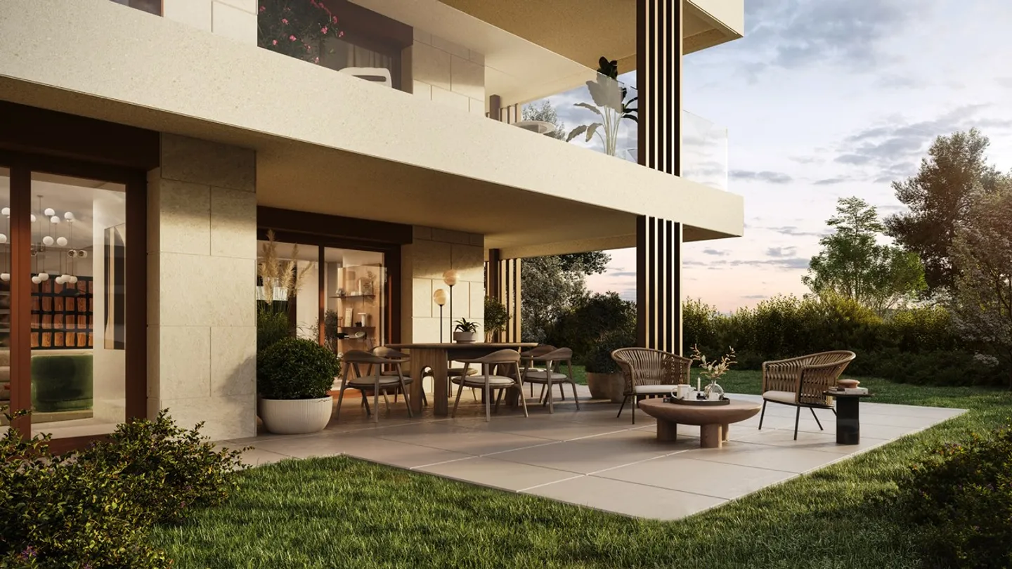 Magnifique appartement 6 pièces en rez-de-jardin au coeur de Cologny - Photo 1 sur 7