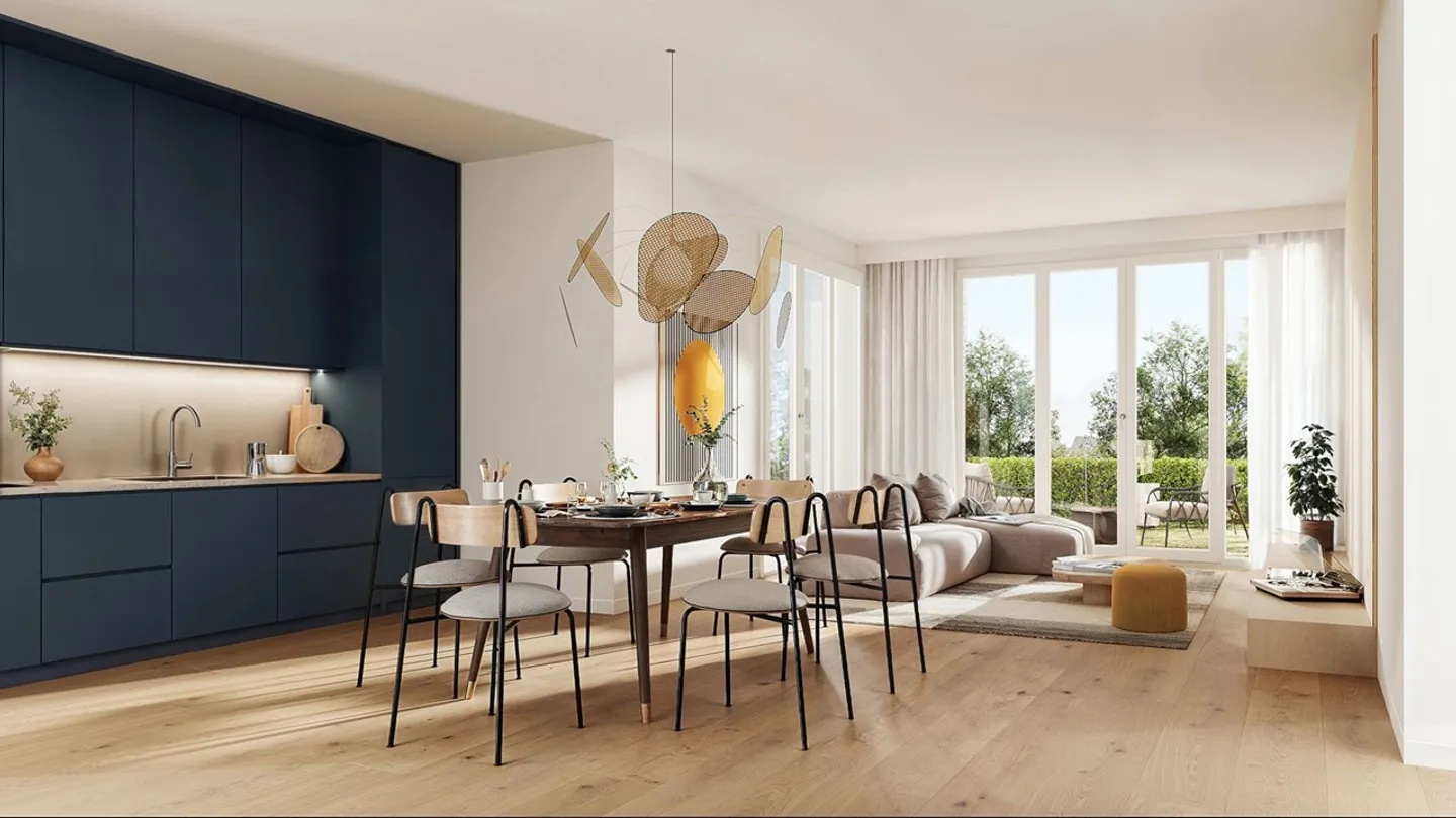 Pré-en-Ville - B1 - Neuwohnung mit 2,5 Zimmern in idealer Lage - Foto 5 von 12