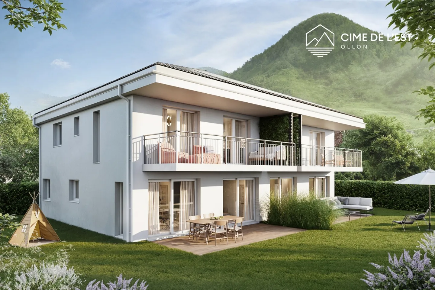 Promotion Cime de l'Est - Dernière villa mitoyenne de 5.5 pièces à vendre à Ollon - Photo 2 sur 7