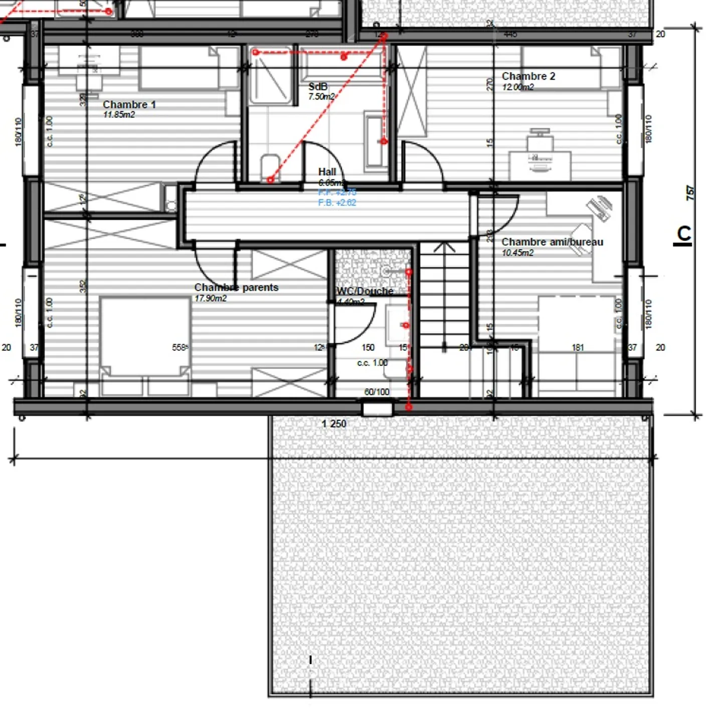 New semi-detached villa with 5.5 rooms, terrace, and garden for sale in Rueyres-St-Laurent - Photo 4 of 5