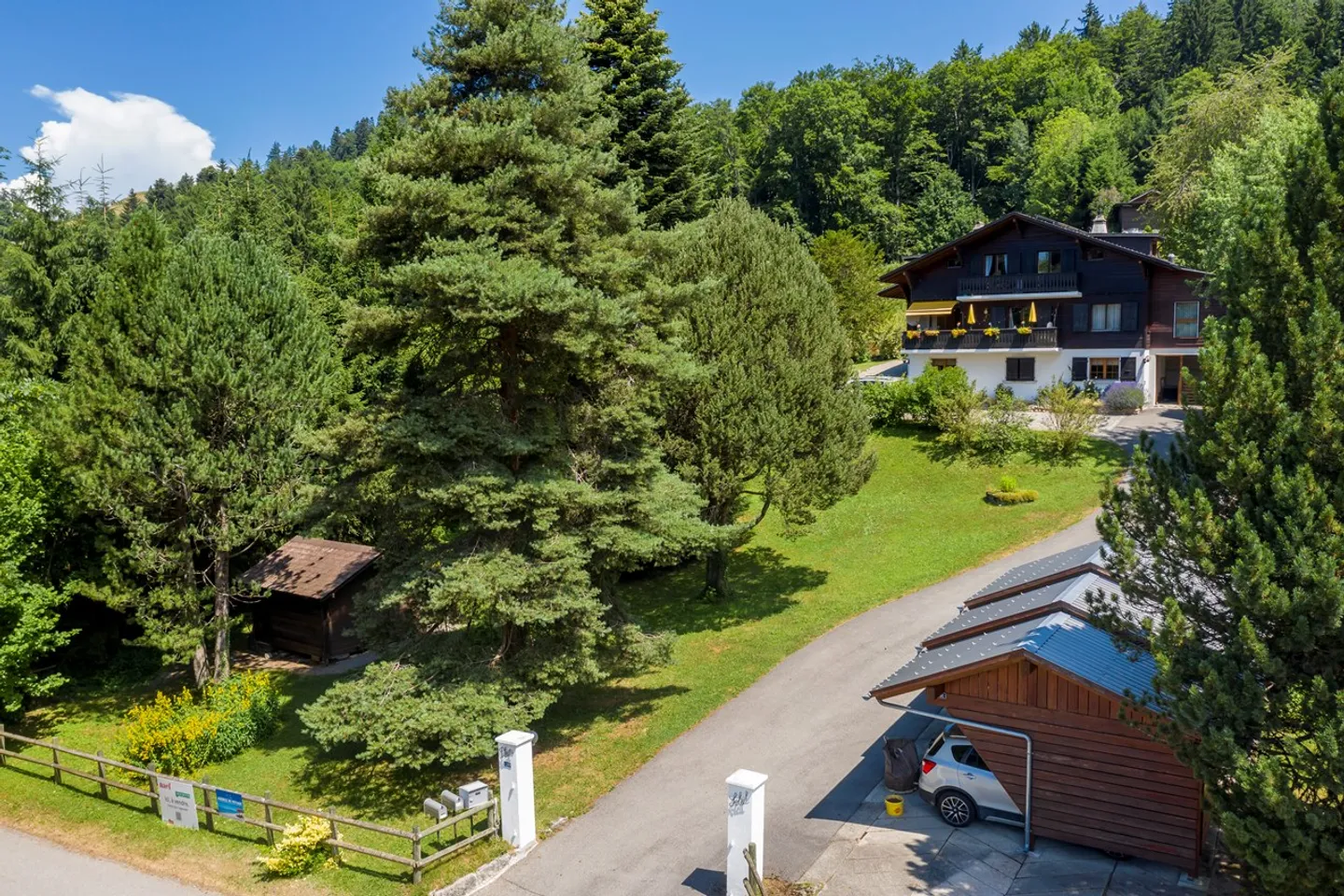 Appartamento / chalet di 5,5 locali con una vista magnifica in vendita a Châtel-St-Denis - Foto 1 di 8