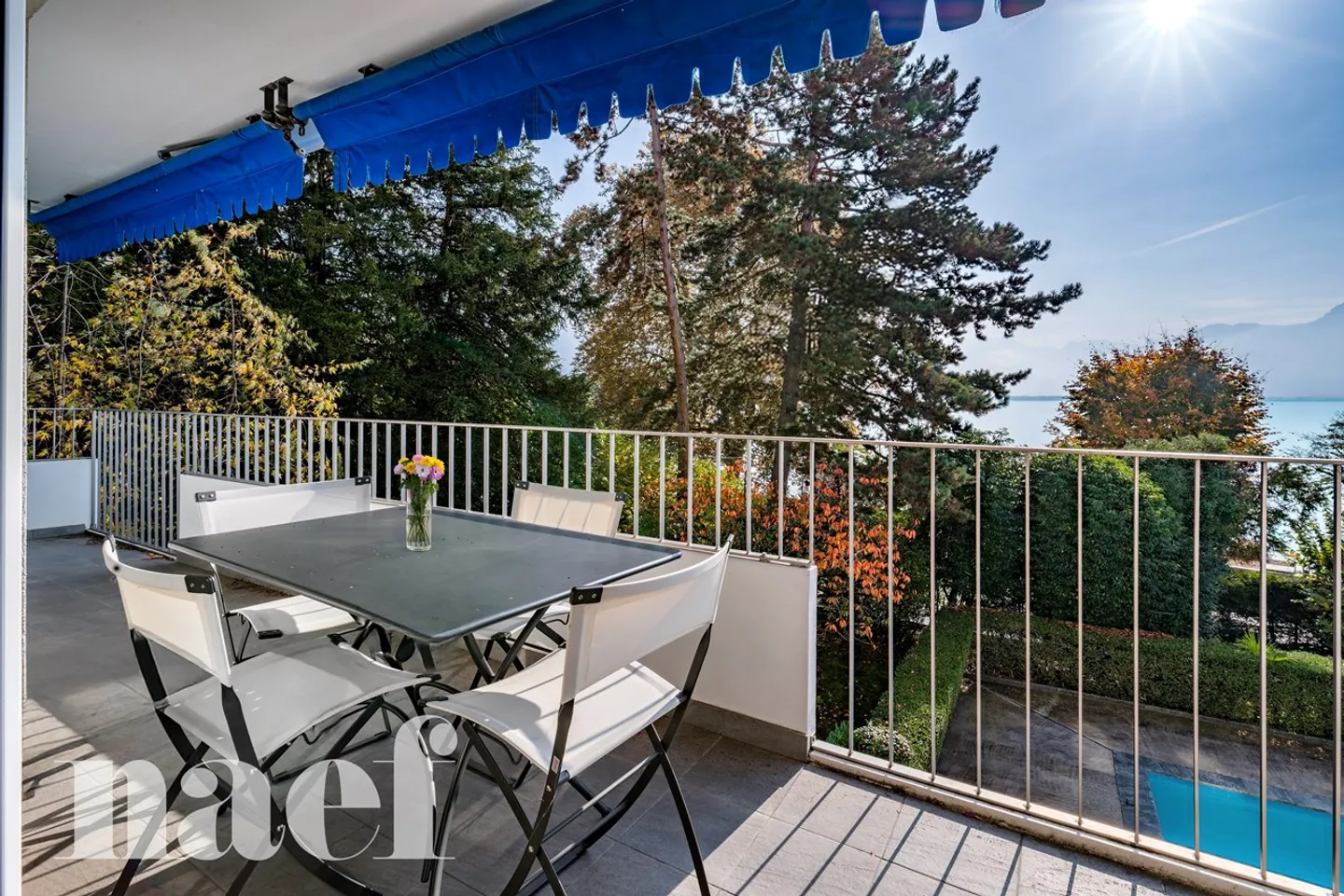 Beautiful 3.5-room apartment (originally 4.5 rooms) with lake view and swimming pool for sale in Clarens/Montreux - Photo 1 of 13