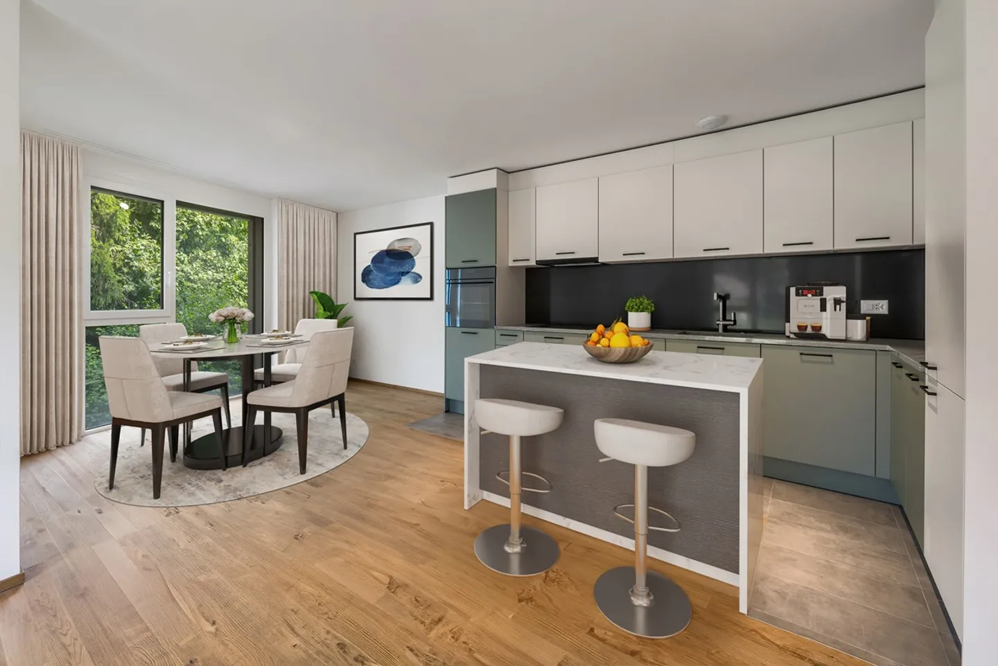 Magnificent 4.5-room apartment with balcony/loggia - Photo 3 of 10