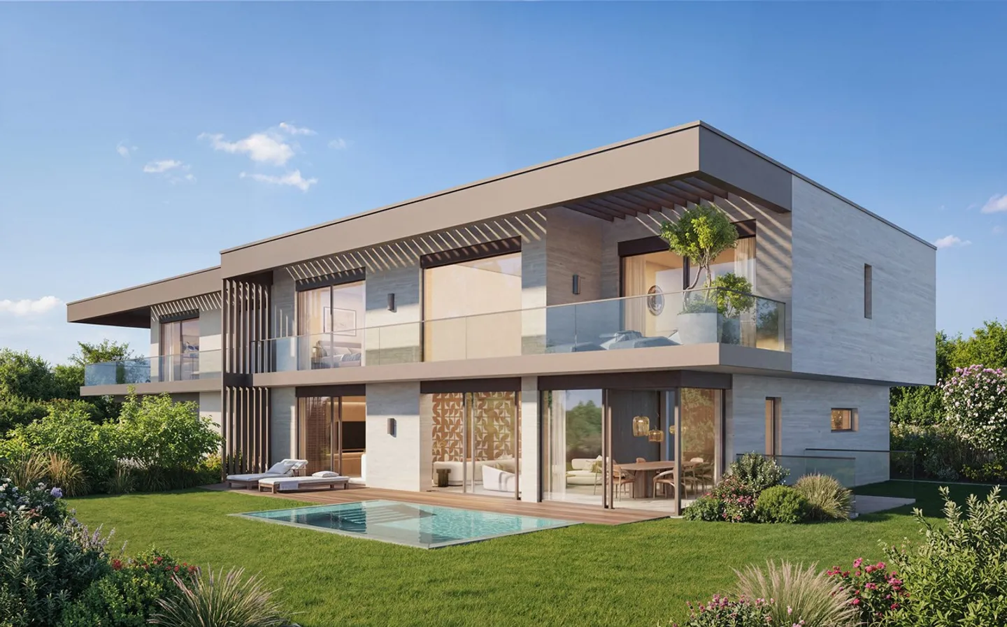 Rigaud 8, Chêne-Bougeries | 2 ville contemporanee di alto livello - Foto 1 di 6