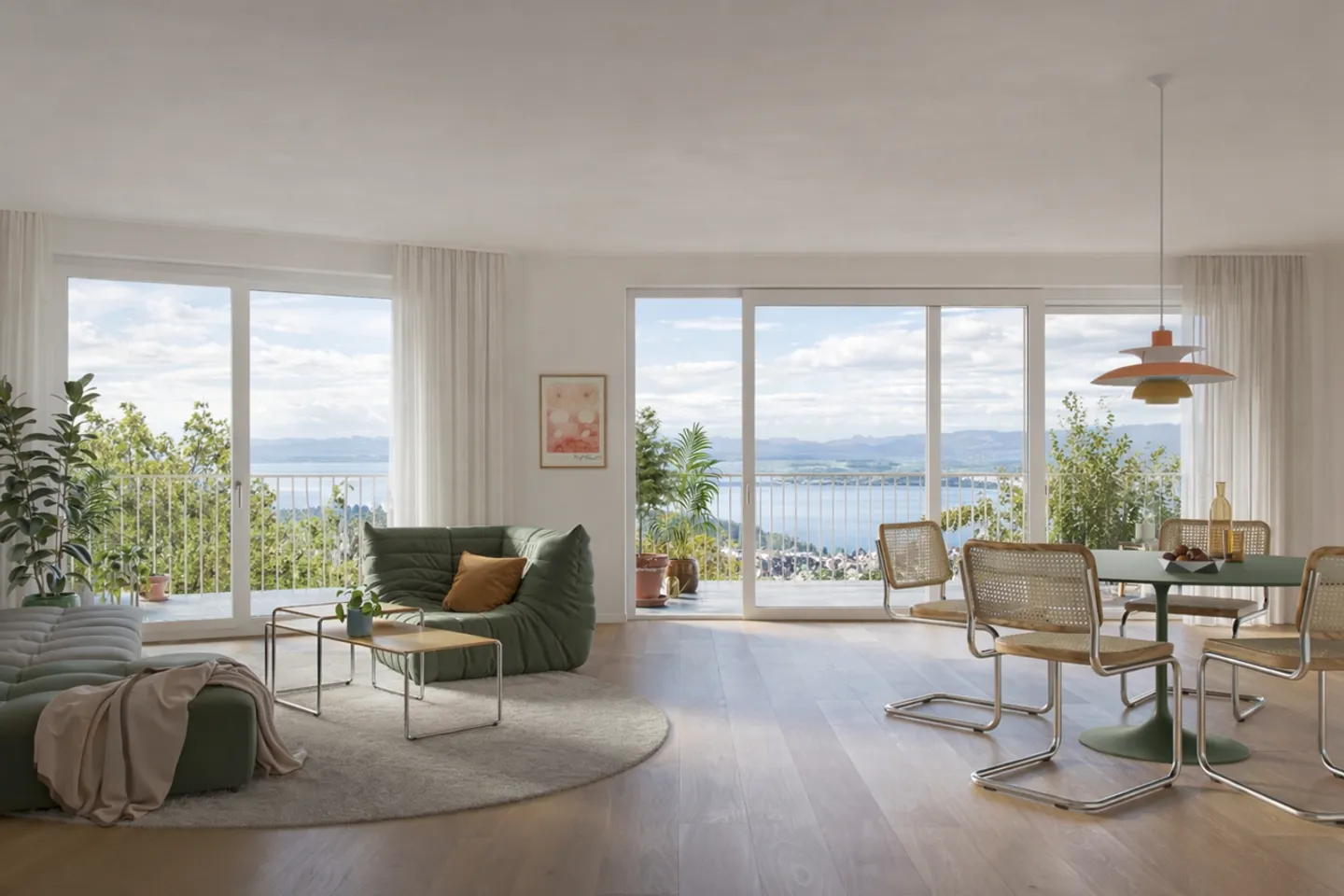 New project in St-Blaise - 3.5 rooms with lake view - Photo 2 of 5