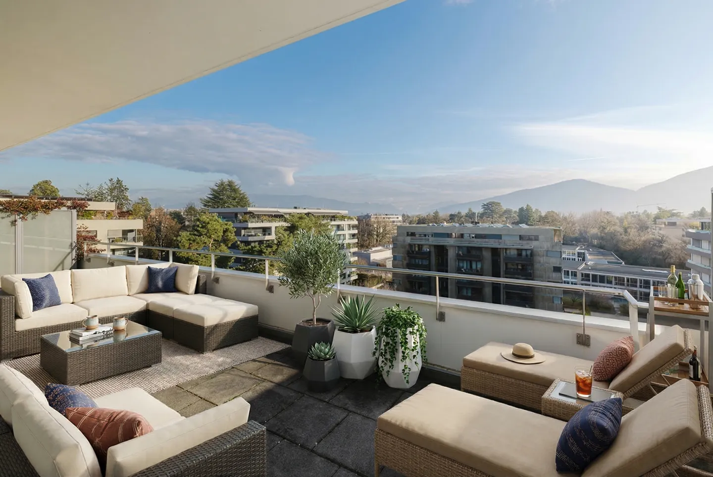 5-room penthouse in Champel - Photo 1 of 11