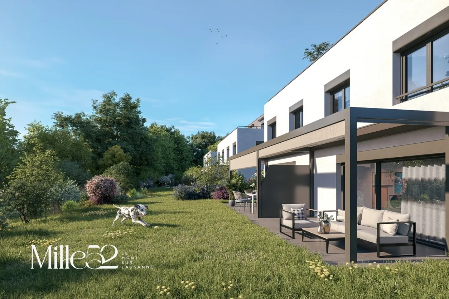 Mille52 - Lot C1-2 - 2.5 room apartment on the ground floor with terrace - Photo 9 of 13