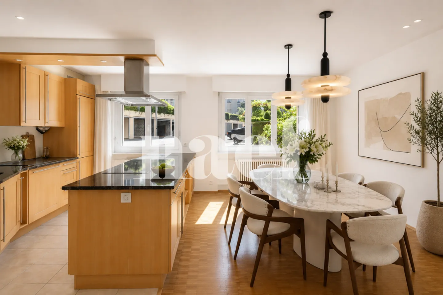 Geräumige 3,5-Zimmer-Wohnung mit Balkon und unverbautem Blick auf den See zu verkaufen in Chernex / Montreux - Foto 7 von 11