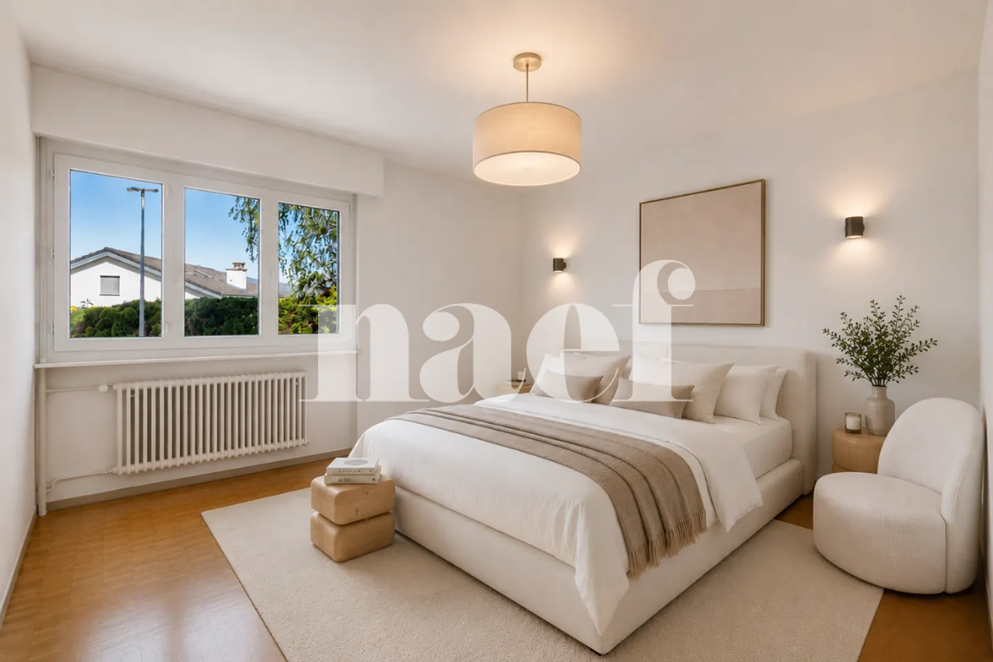 Geräumige 3,5-Zimmer-Wohnung mit Balkon und unverbautem Blick auf den See zu verkaufen in Chernex / Montreux - Foto 9 von 11