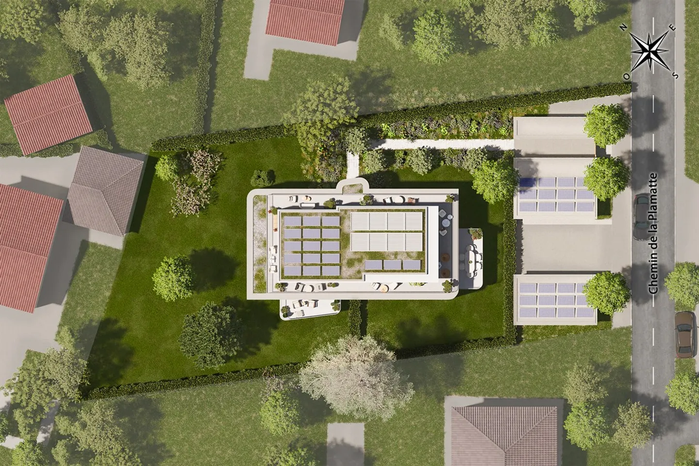 Appartement attique avec terrasse de 76 m² - Photo 6 sur 7