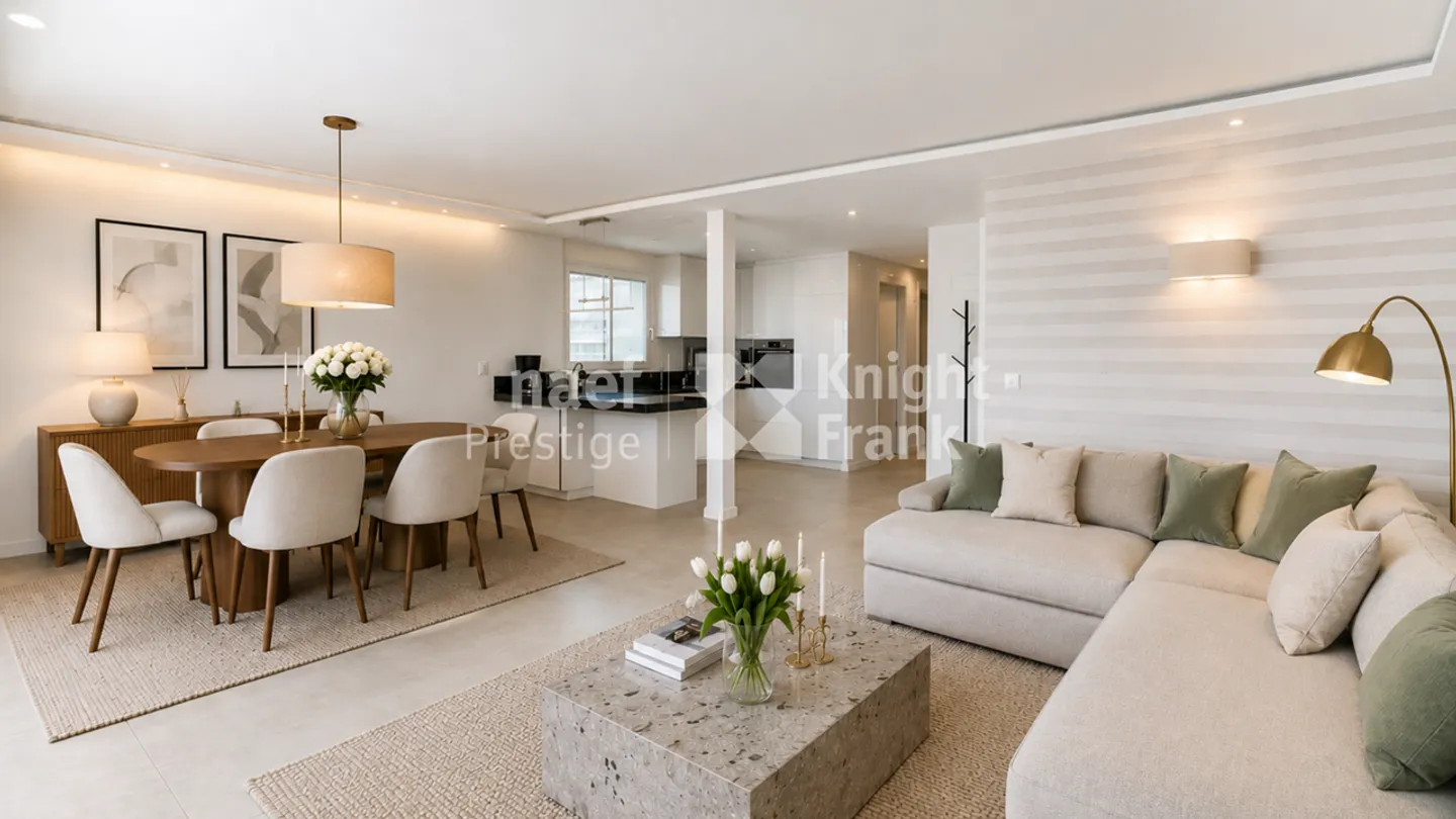 Superbo appartamento di 3,5 locali in riva al lago in vendita nel centro di Montreux - Foto 9 di 13