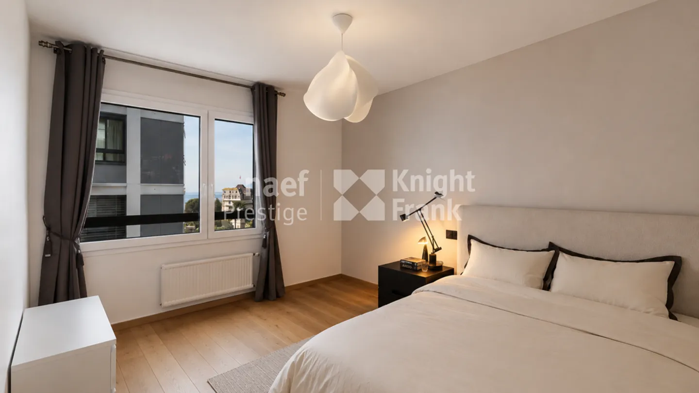Superbo appartamento di 3,5 locali in riva al lago in vendita nel centro di Montreux - Foto 11 di 13