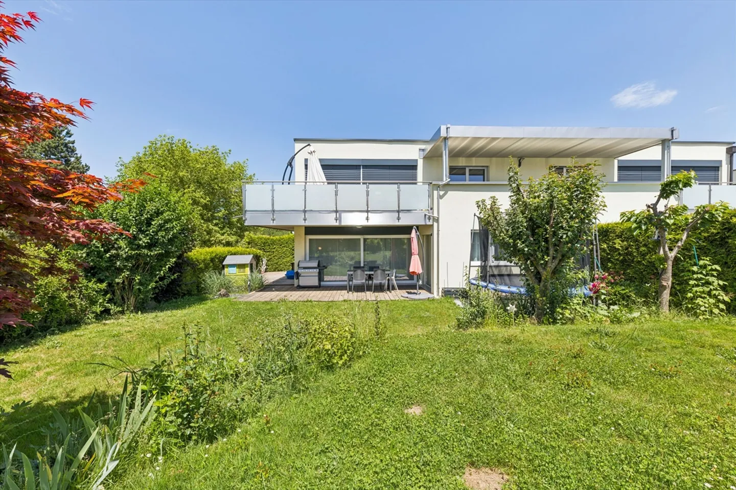 Magnifico appartamento di 4,5 locali con terrazza e giardino in vendita a Rossens - Foto 9 di 10