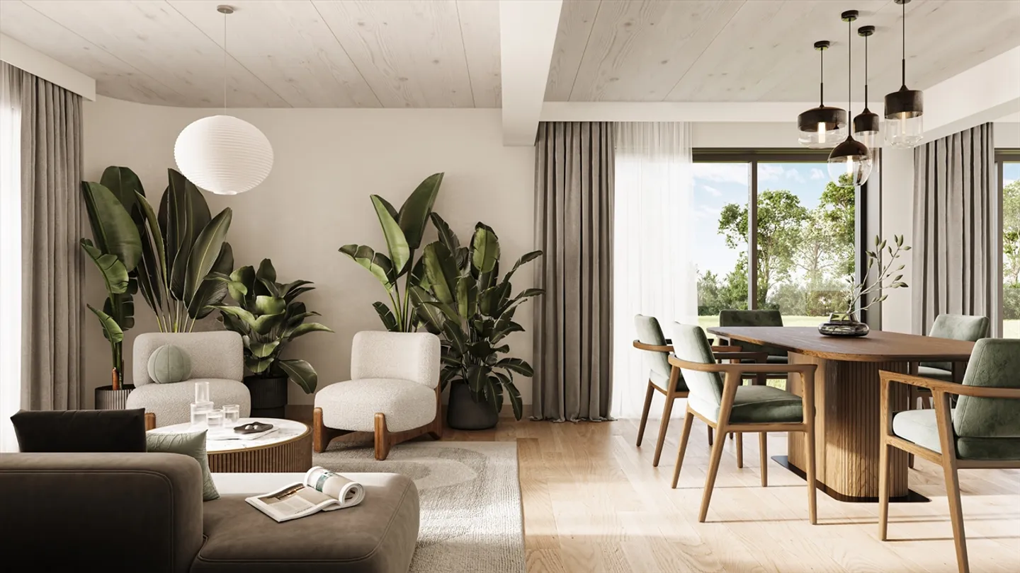 5 rooms in penthouse with 78 m² terrace - Photo 5 of 8