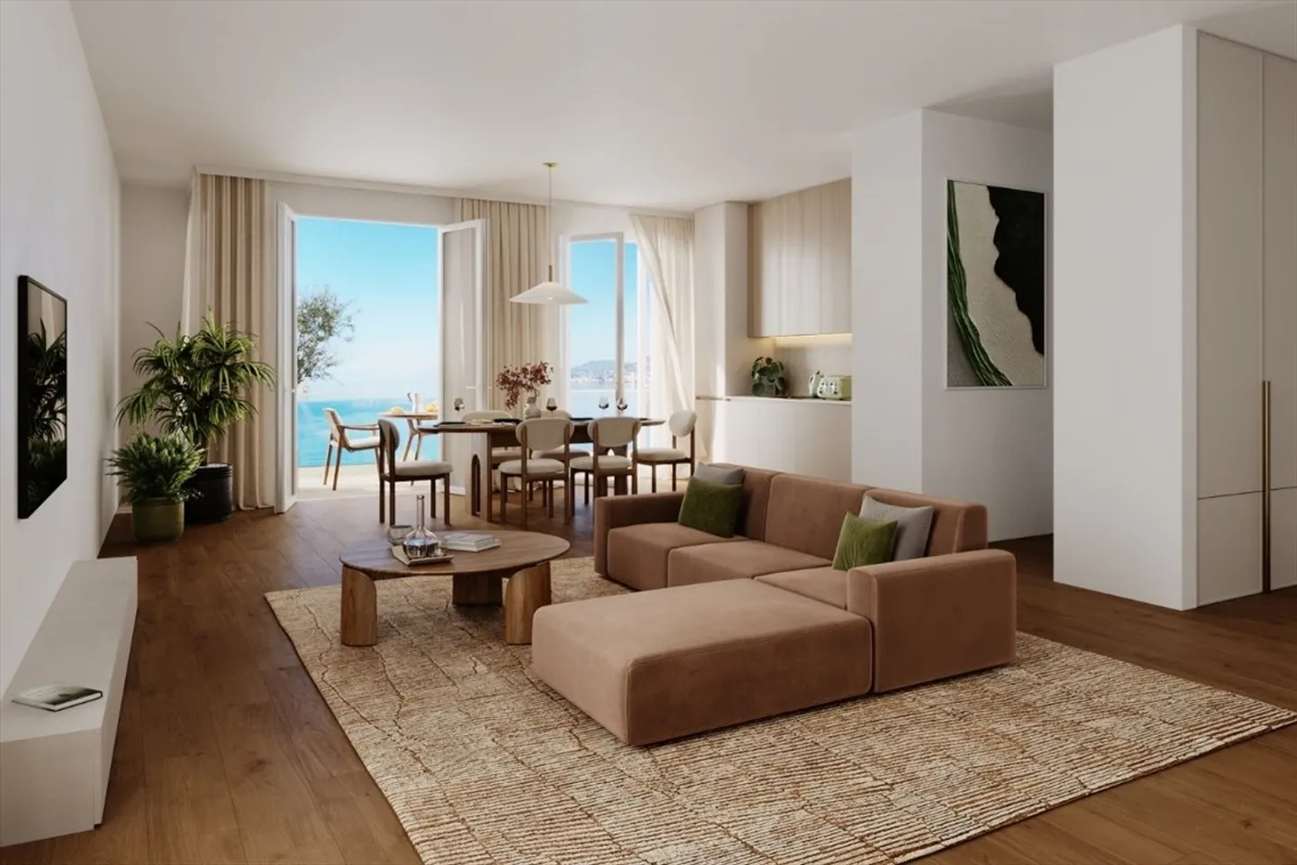 Lot A2 - Nuovo appartamento di 3,5 locali al 1° piano con vista panoramica sul lago - In vendita a Villeneuve - Foto 3 di 9
