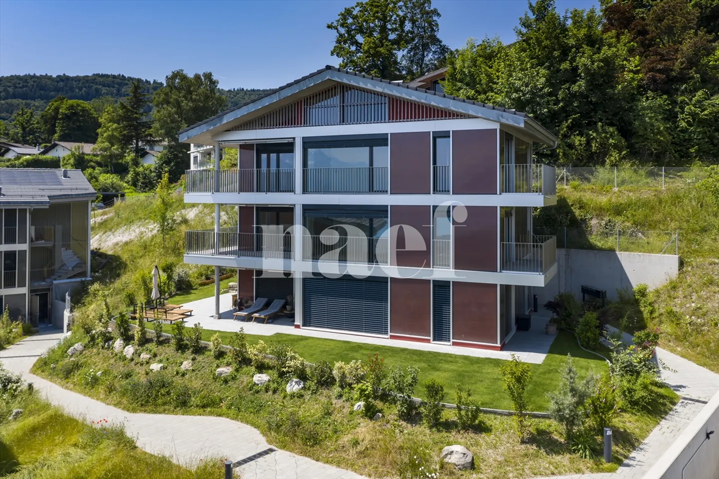 Appartamento nuovo di 4,5 locali in attico con soppalco e vista spettacolare sul lago in vendita a Jongny - Lotto D2 - Foto 7 di 8
