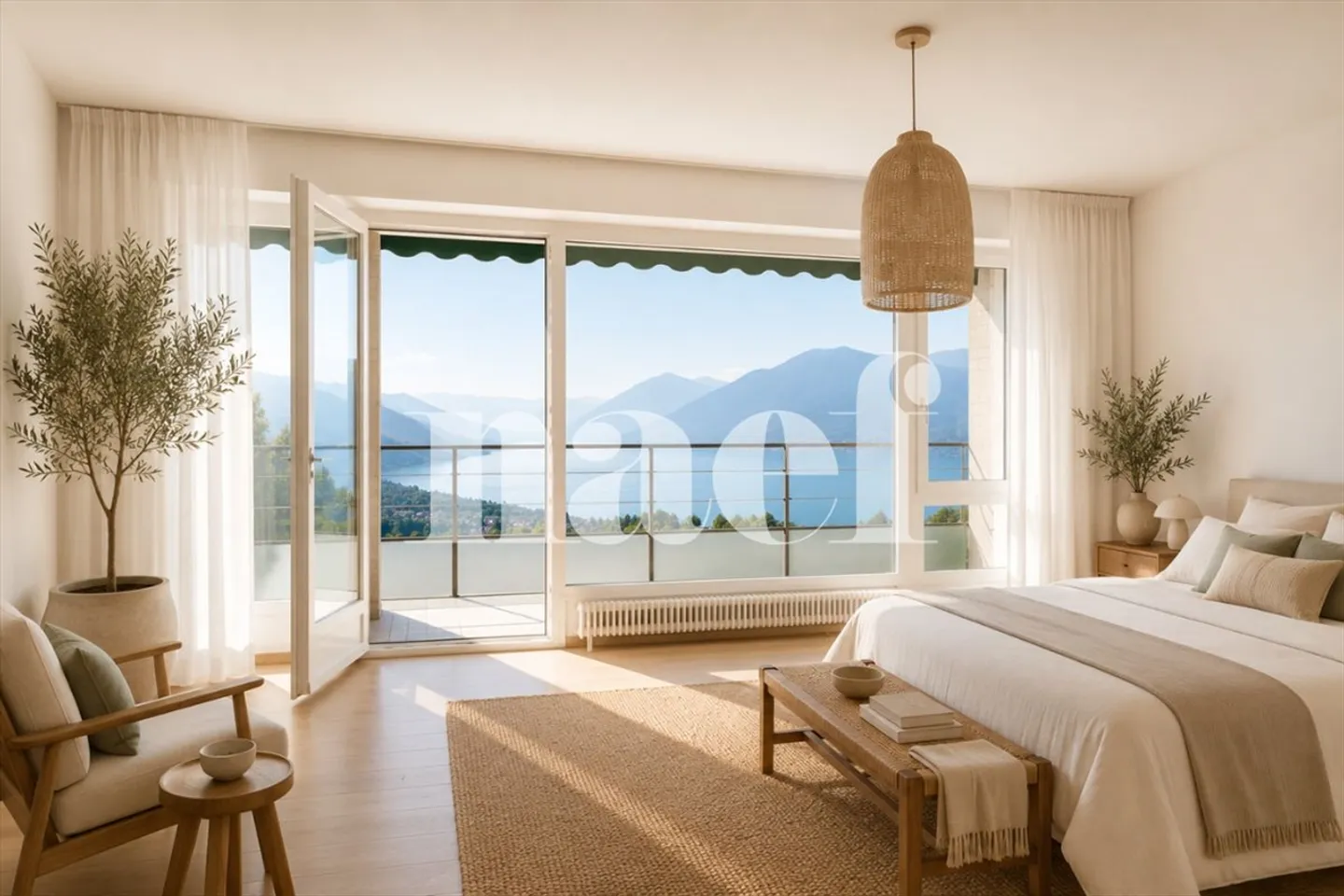 Appartement en duplex de 4.5 pièces avec vue panoramique sur le lac à vendre à Chardonne - Photo 5 sur 6