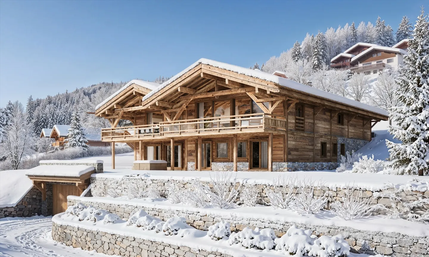 Chalet neuf d'exception à Crans-Montana - Photo 1 sur 2