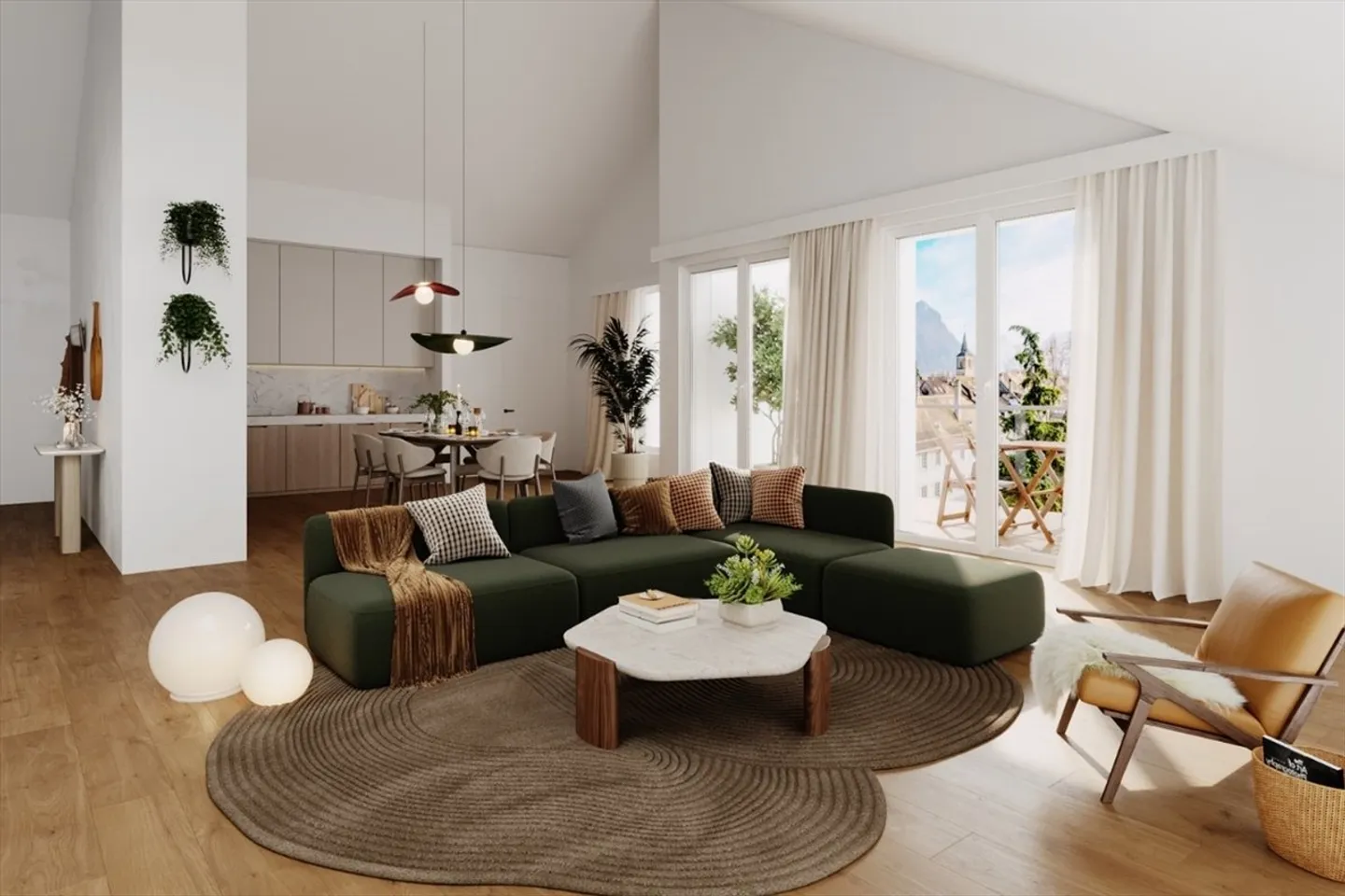 Lot A2 - Nuovo appartamento di 3,5 locali al 1° piano con vista panoramica sul lago - In vendita a Villeneuve - Foto 4 di 9