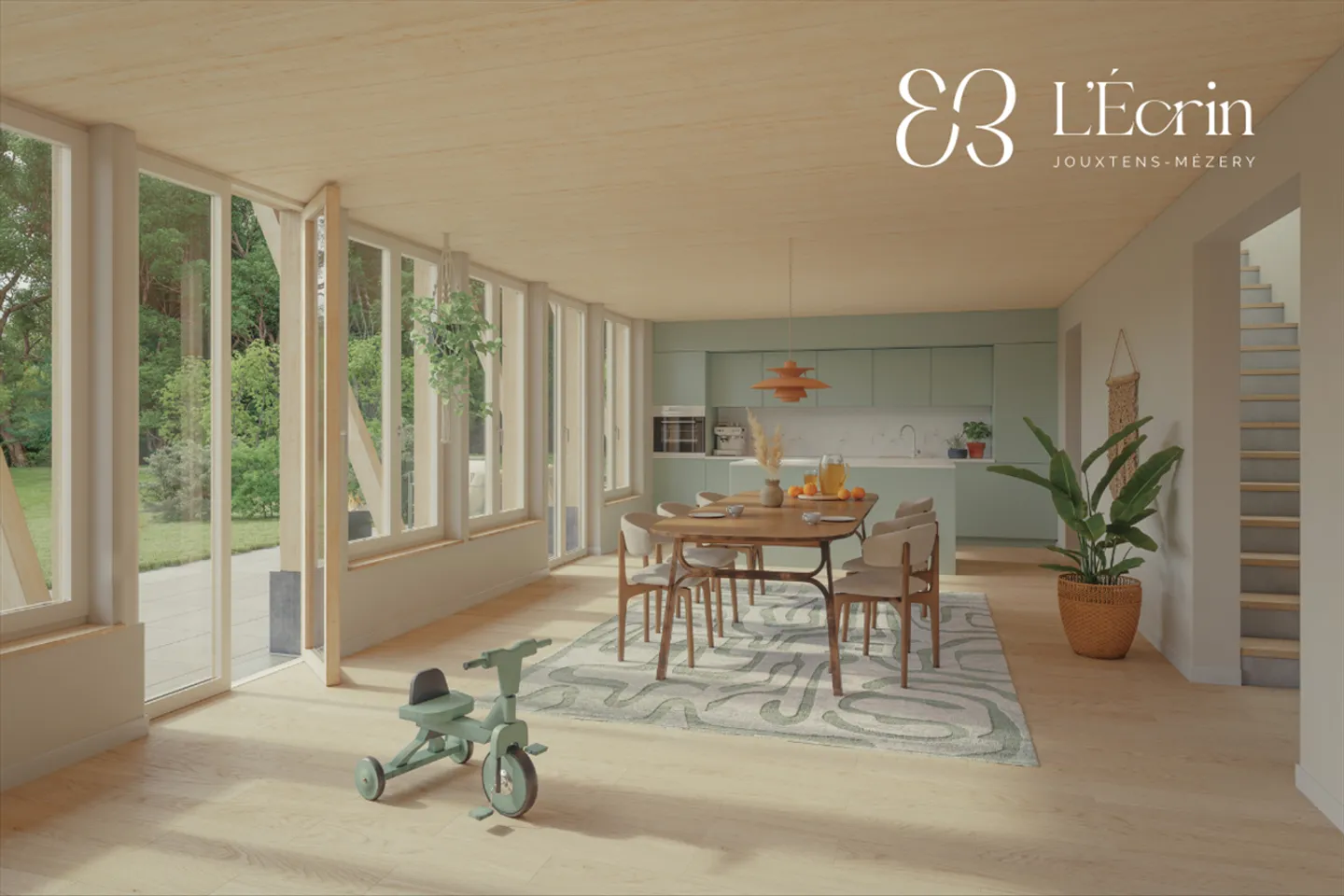 L'Ecrin boisé - New 5.5 room villa with garden of approximately 1300 m² - Photo 3 of 11