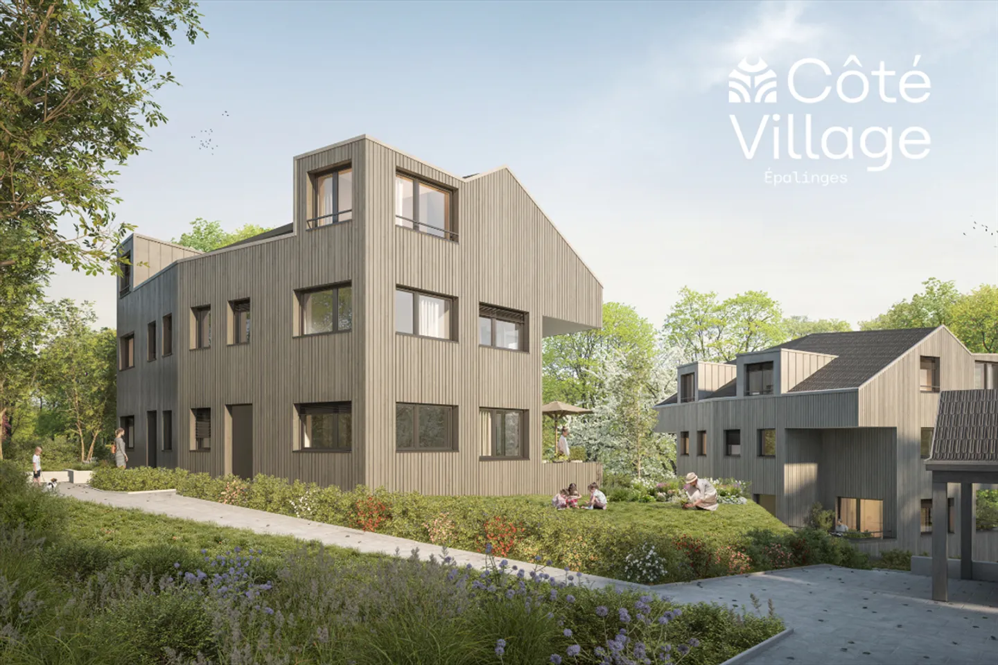 Dorfseite - Villa B1 - Neue Doppelhaushälfte mit 6.5 Zimmern - Foto 6 von 11