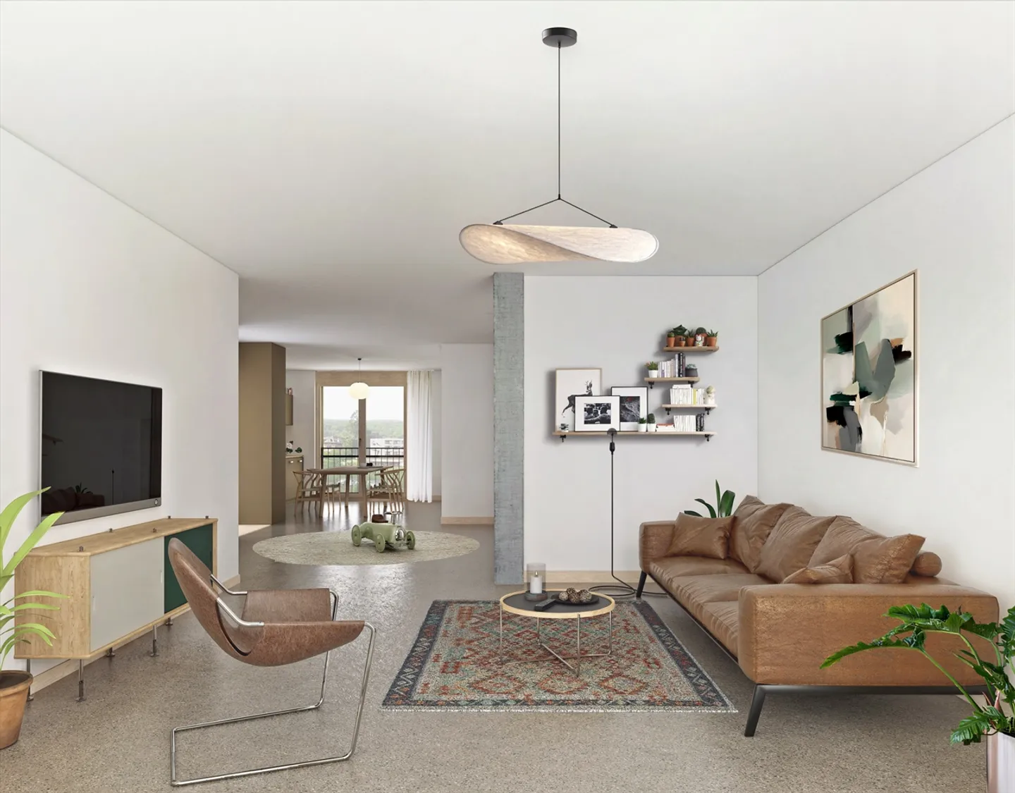Zeitgemäße Wohnung mit Seeblick - Foto 3 von 4