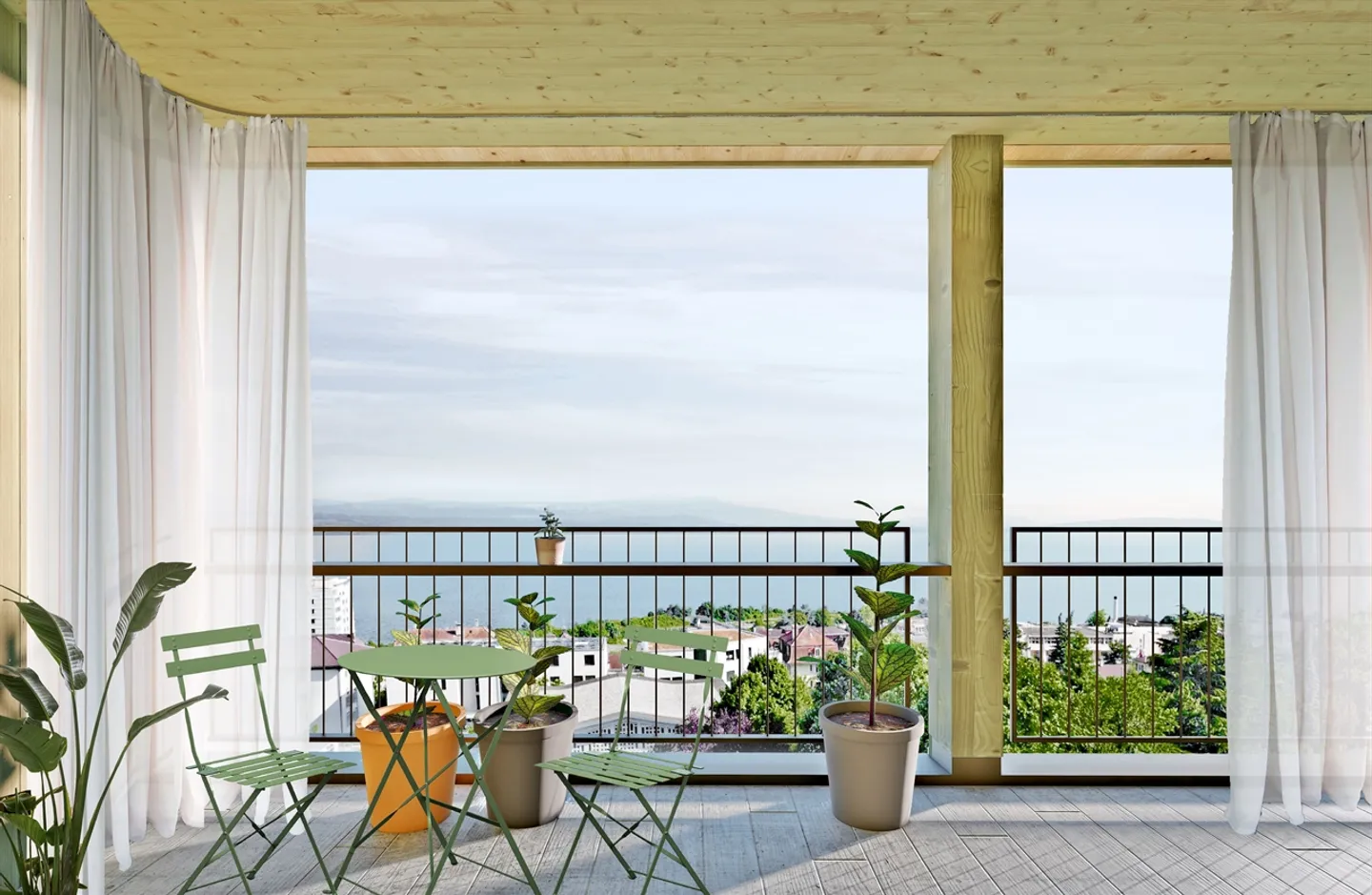 Duplex mit Seeblick in Neuchâtel - Foto 3 von 5