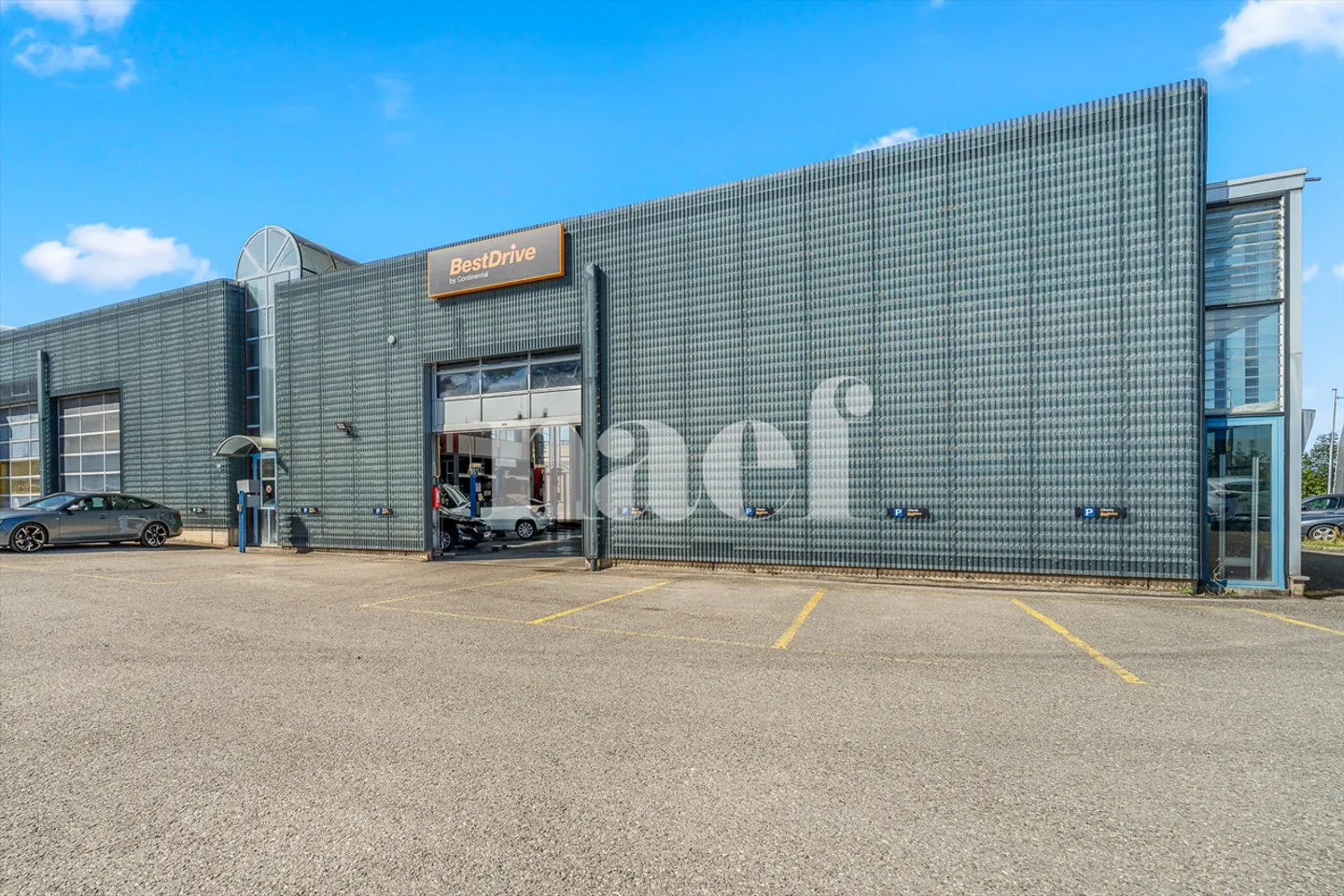 Garage mit Empfang, Werkstatt und Lagerräumen zu verkaufen in Givisiez - Foto 1 von 12
