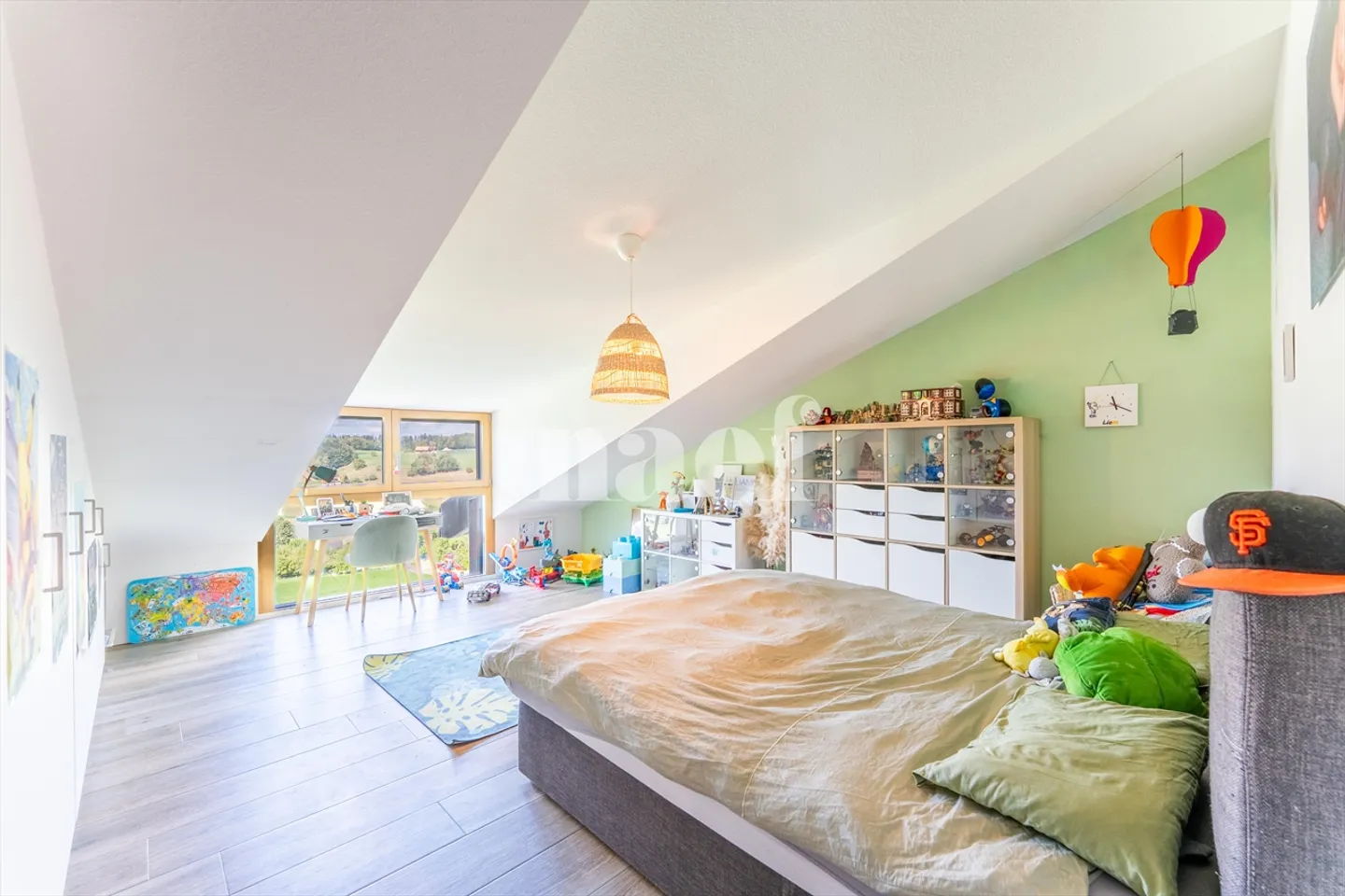Spacieux appartement de 4.5 pièces en attique avec balcon à vendre à Prez-vers-Siviriez - Foto 5 von 12