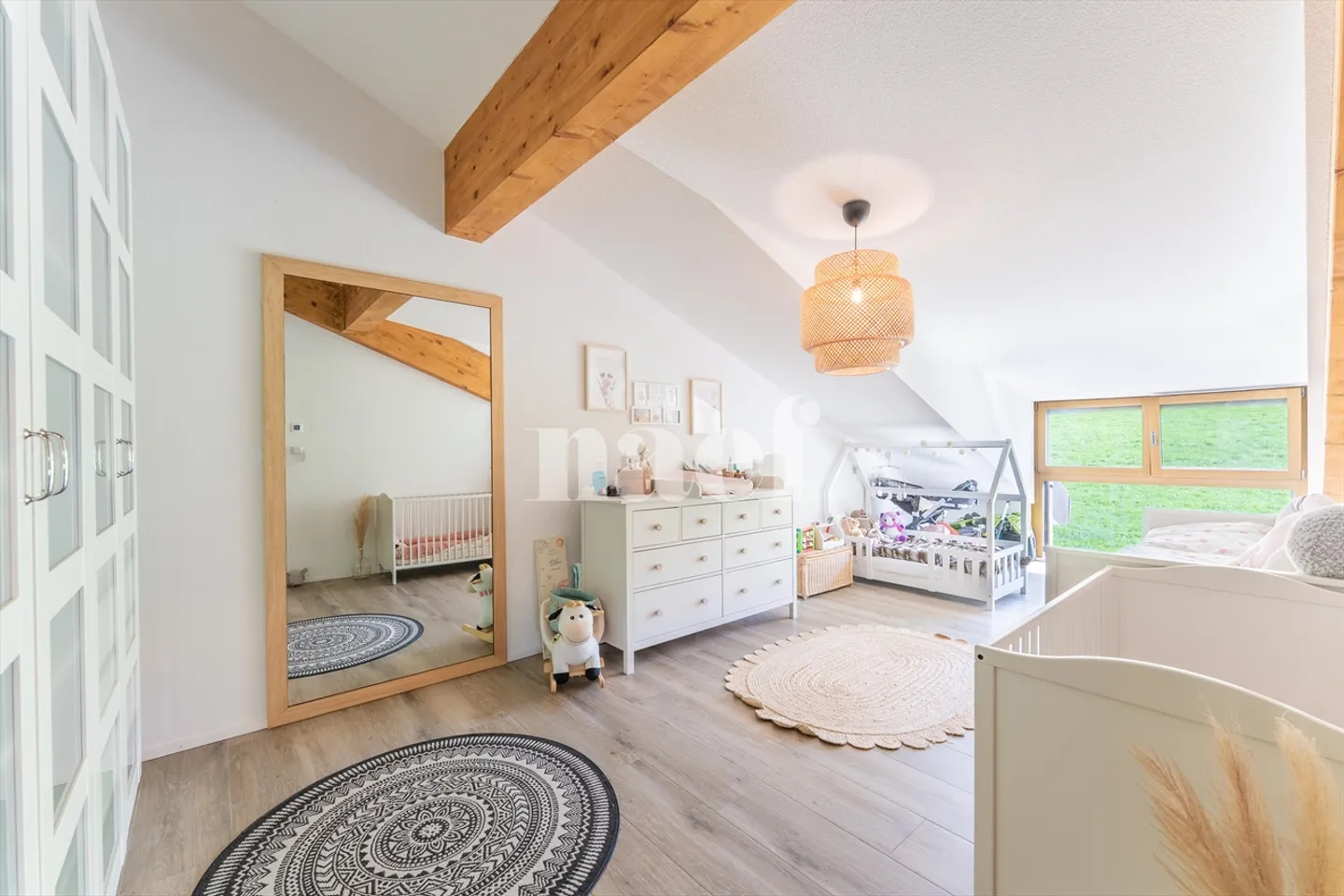 Spacieux appartement de 4.5 pièces en attique avec balcon à vendre à Prez-vers-Siviriez - Foto 10 von 12