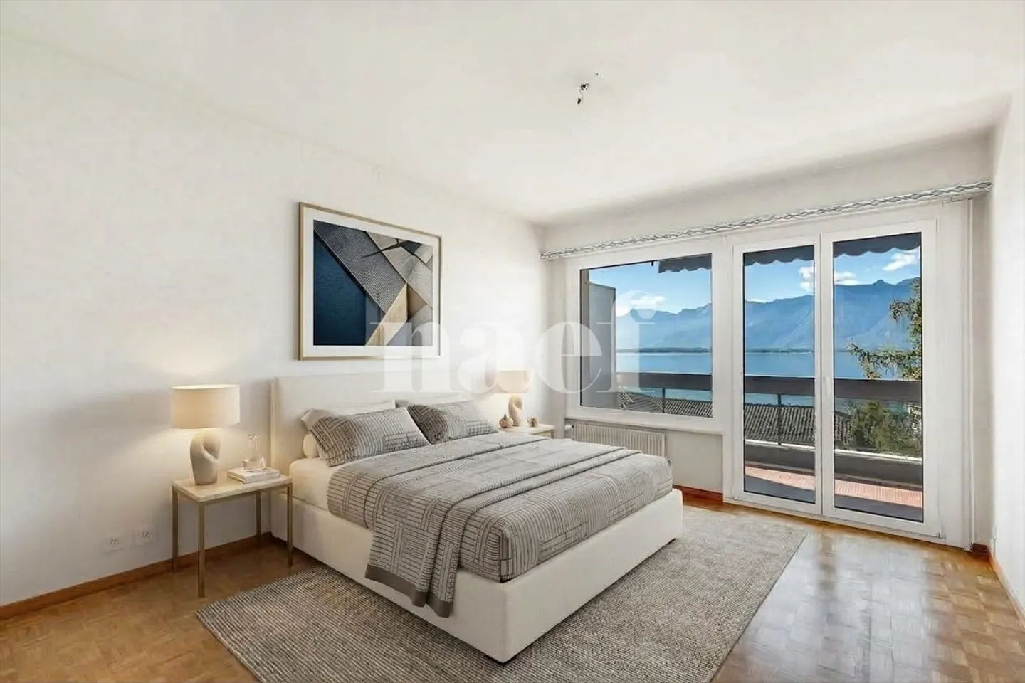 3.5-room apartment with large balcony and stunning lake view for sale in Montreux - Photo 7 of 13