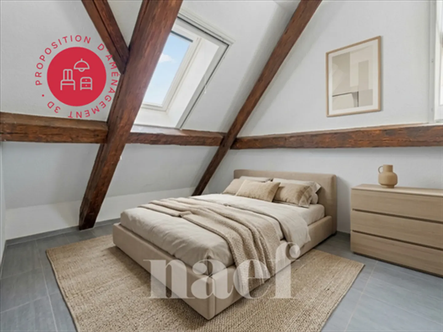 4.5-room apartment with interesting yield for sale in Cottens - Photo 5 of 7