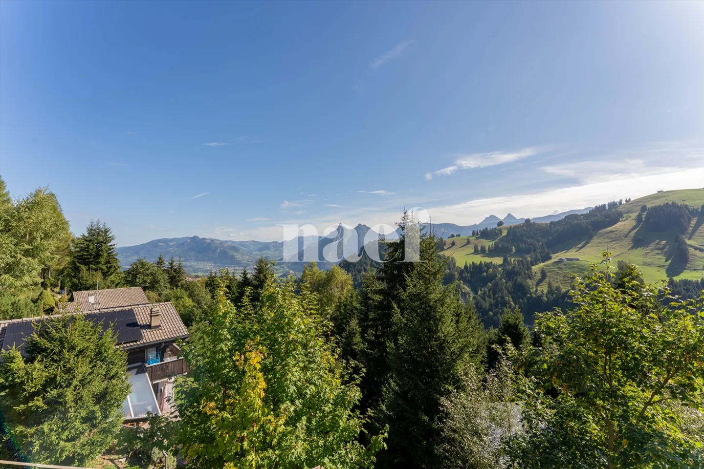 Well-maintained chalet in an exceptional setting for sale in Moléson-sur-Gruyères - Photo 10 of 12