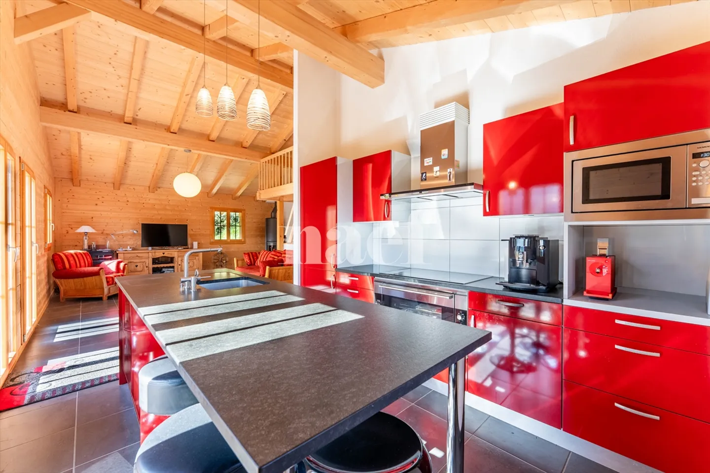 Well-maintained chalet in an exceptional setting for sale in Moléson-sur-Gruyères - Photo 6 of 12