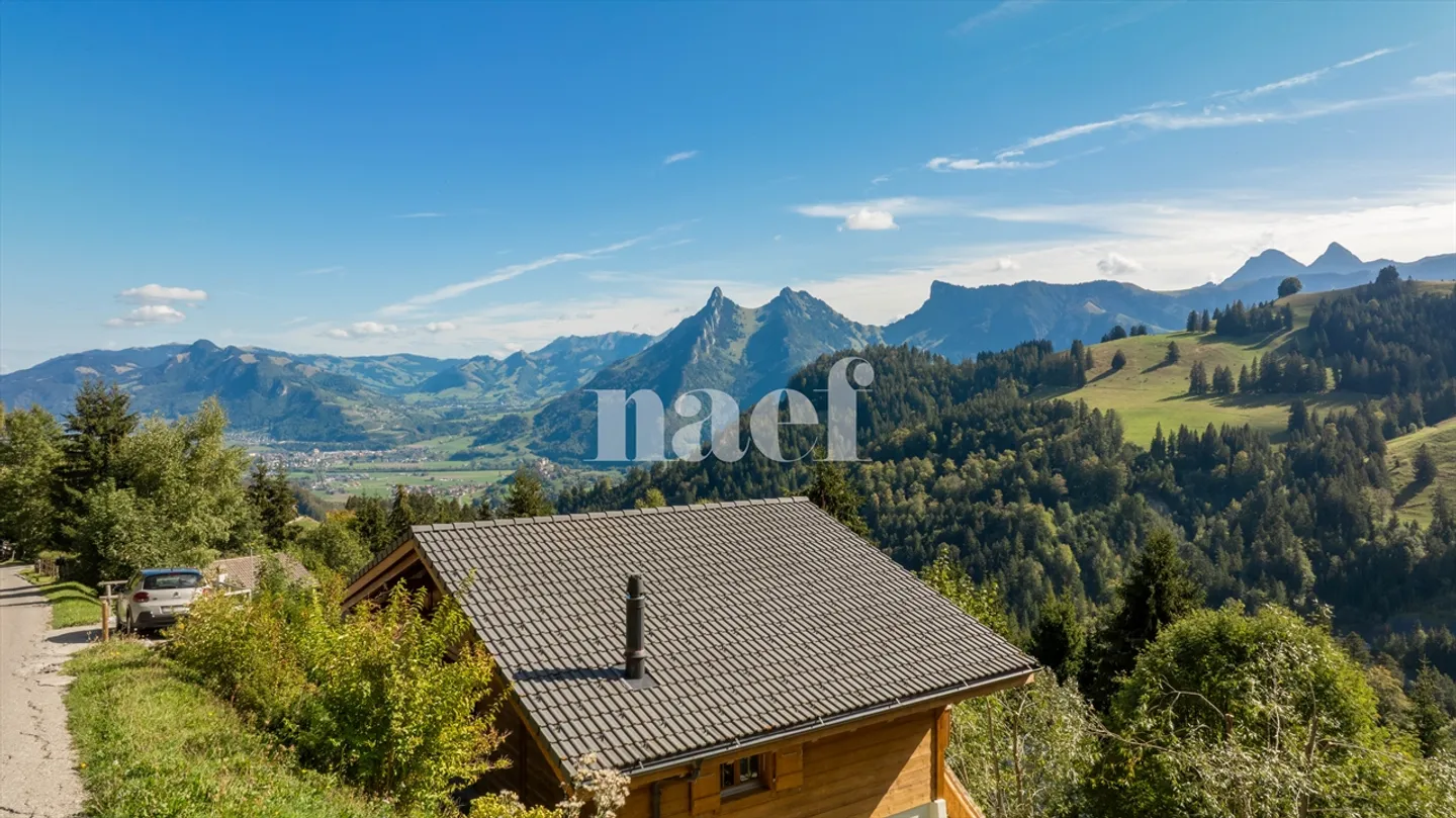 Well-maintained chalet in an exceptional setting for sale in Moléson-sur-Gruyères - Photo 11 of 12