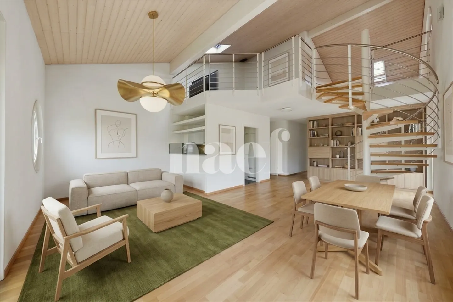 4.5-room apartment + mezzanine in the heart of Prangins - Photo 1 of 5