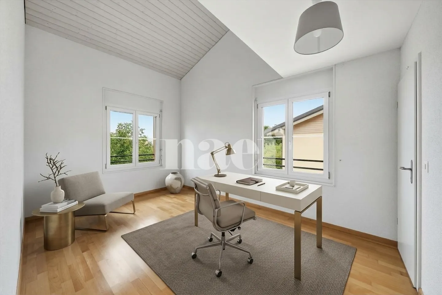 4.5-room apartment + mezzanine in the heart of Prangins - Photo 3 of 5