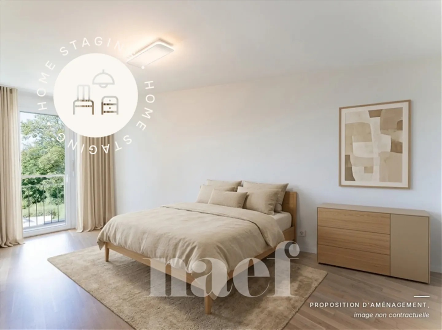 Schöne 4,5-Zimmer-Wohnung im 1. Stock mit 2 Balkonen zu verkaufen in Payerne - Foto 6 von 13